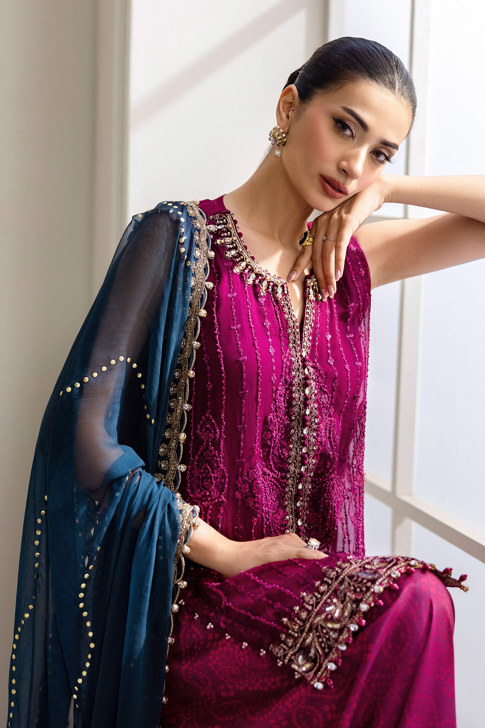 MARIA.B Chiffon Luxury Formals – MPC-25-102 - Image 7