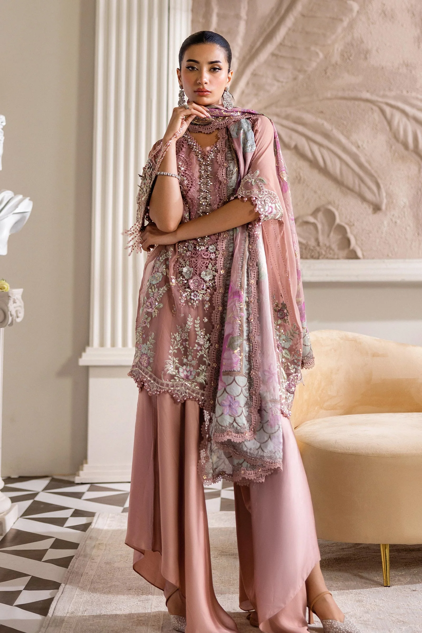 MARIA.B Chiffon Luxury Formals – MPC-25-105 - Image 12