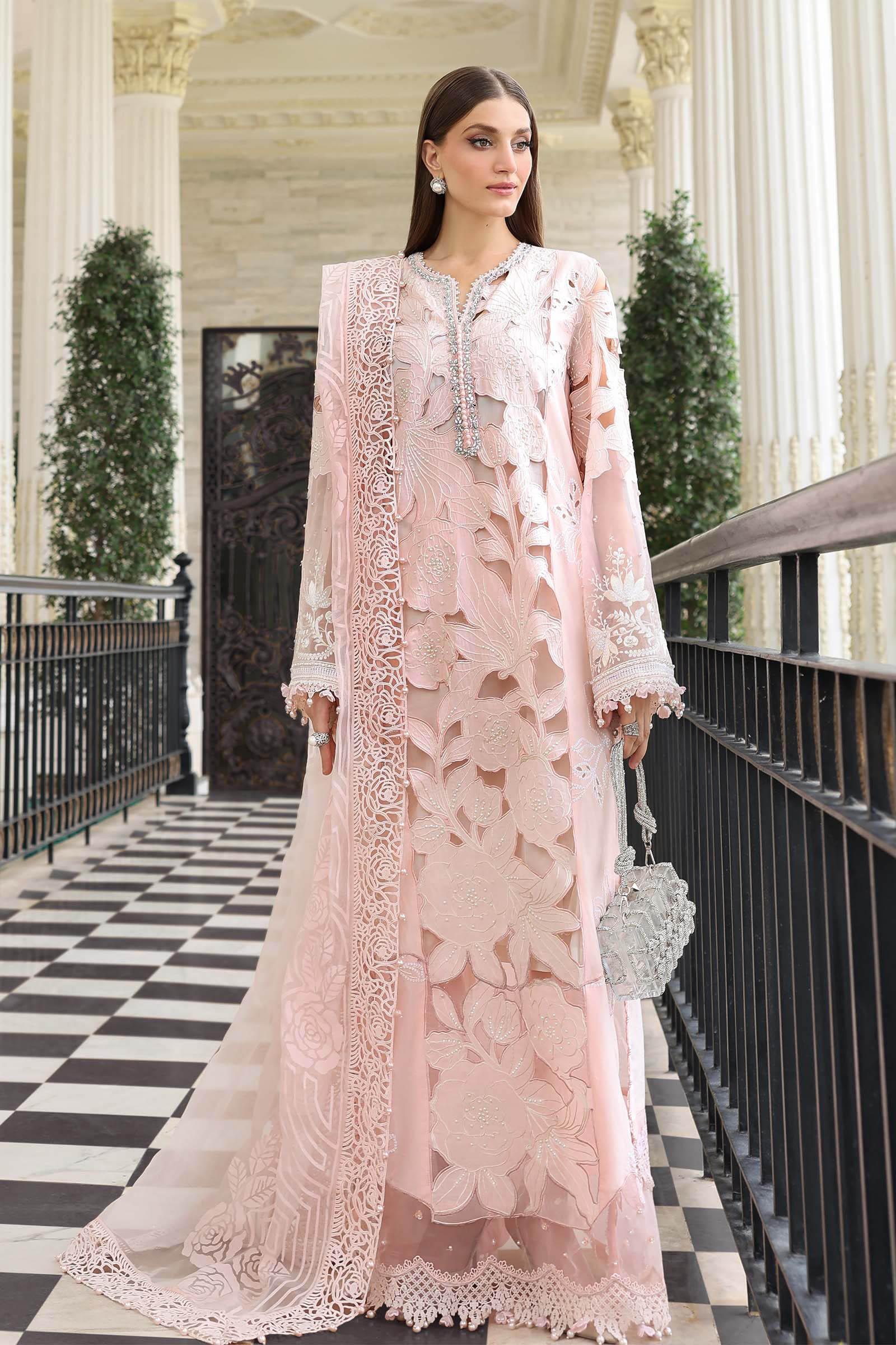 MARIA.B Eid Festive Luxury Lawn – EL26-02 - Image 2