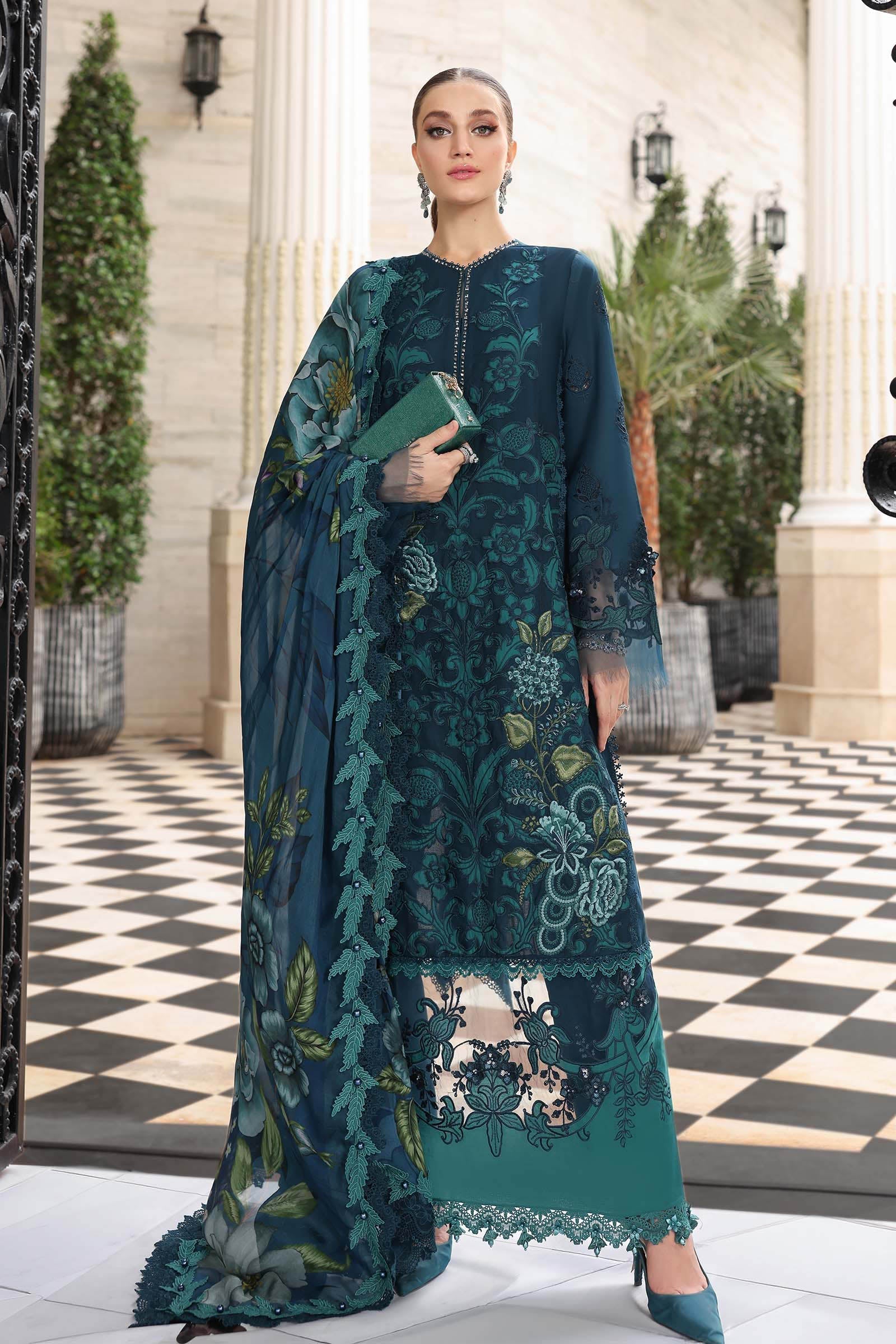 MARIA.B Eid Festive Luxury Lawn – EL26-06 - Image 6