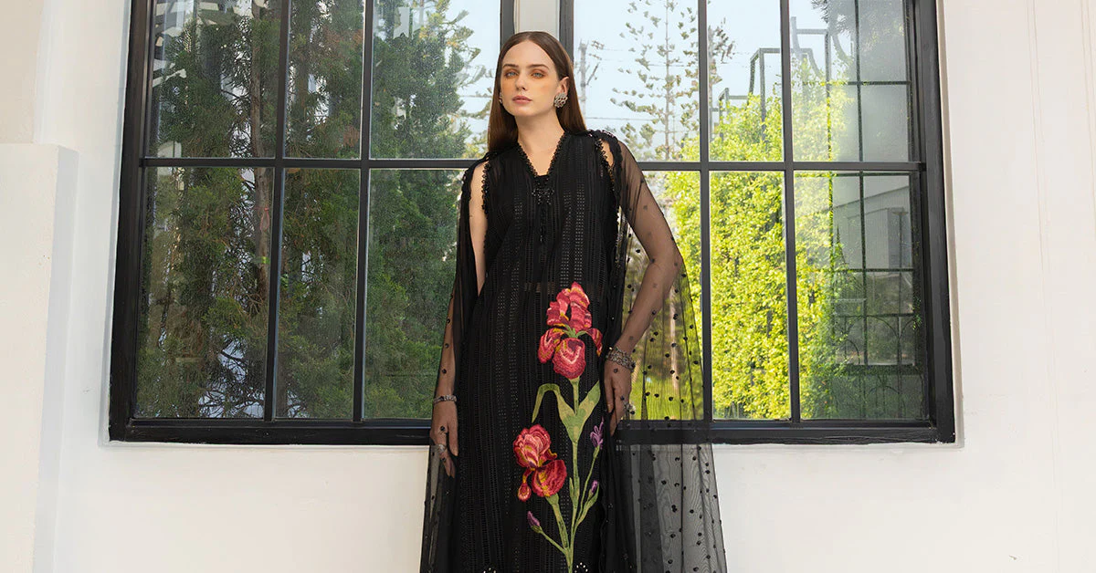 MARIA.B Eid Festive Luxury Lawn – EL26-10 - Image 6