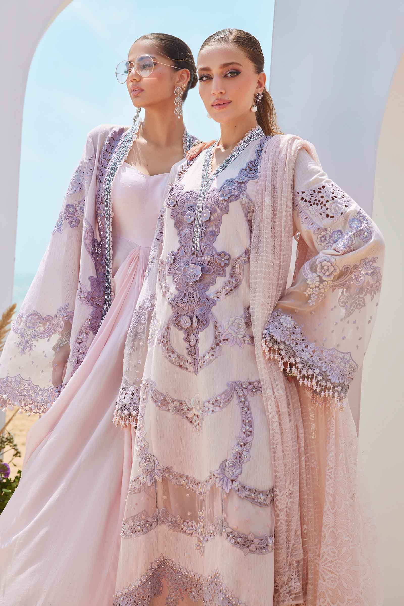 MARIA.B Luxury Eid Festive Lawn – D-02 - Image 3