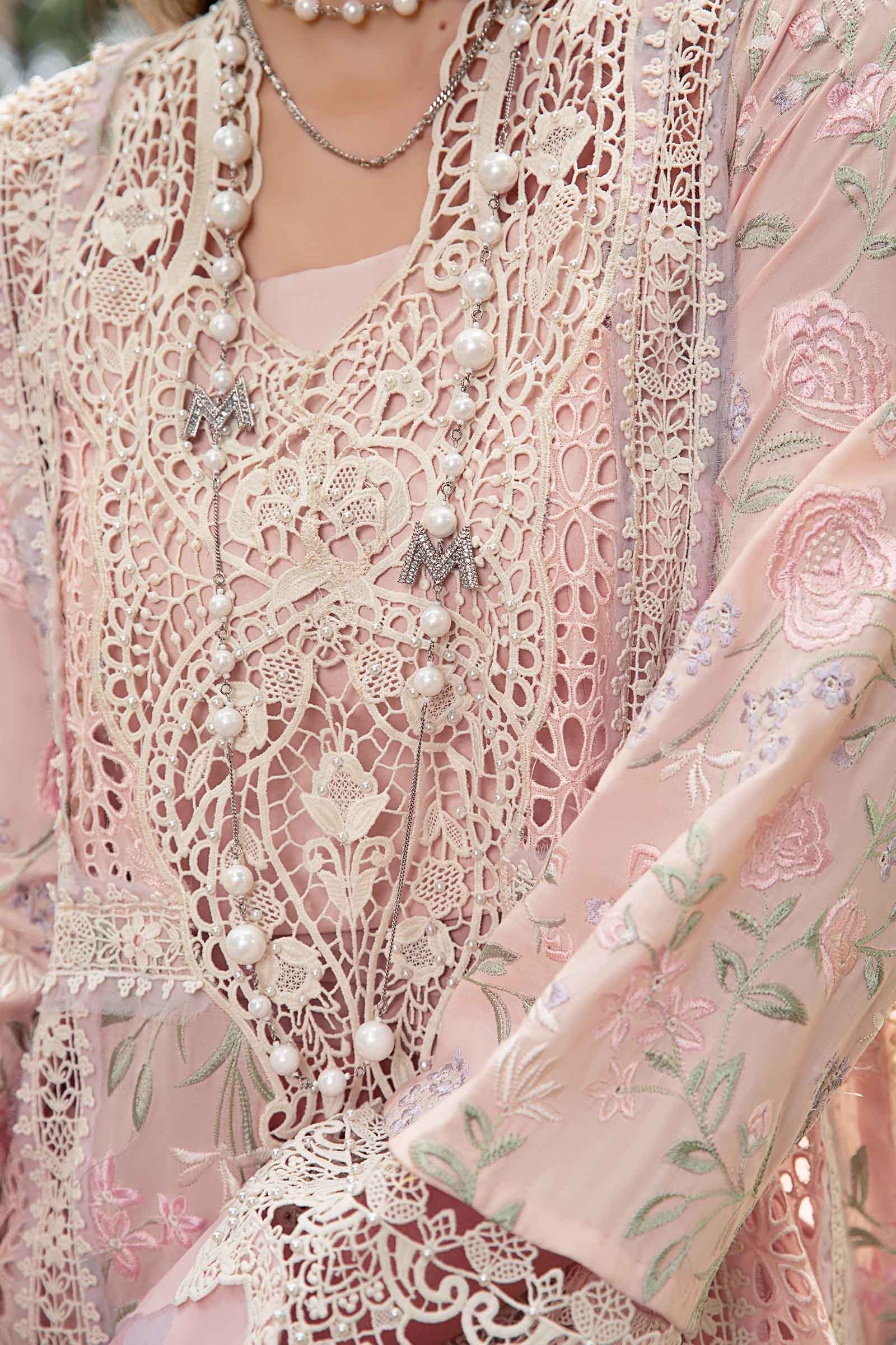 MARIA.B Luxury Eid Festive Lawn – D-24-07 - Image 5