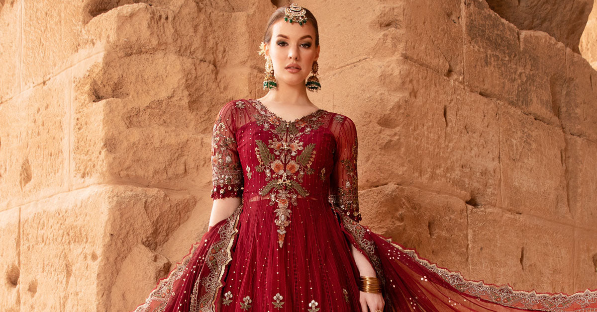 MARIA.B Luxury Eid Lawn – D-2403-B - Image 6