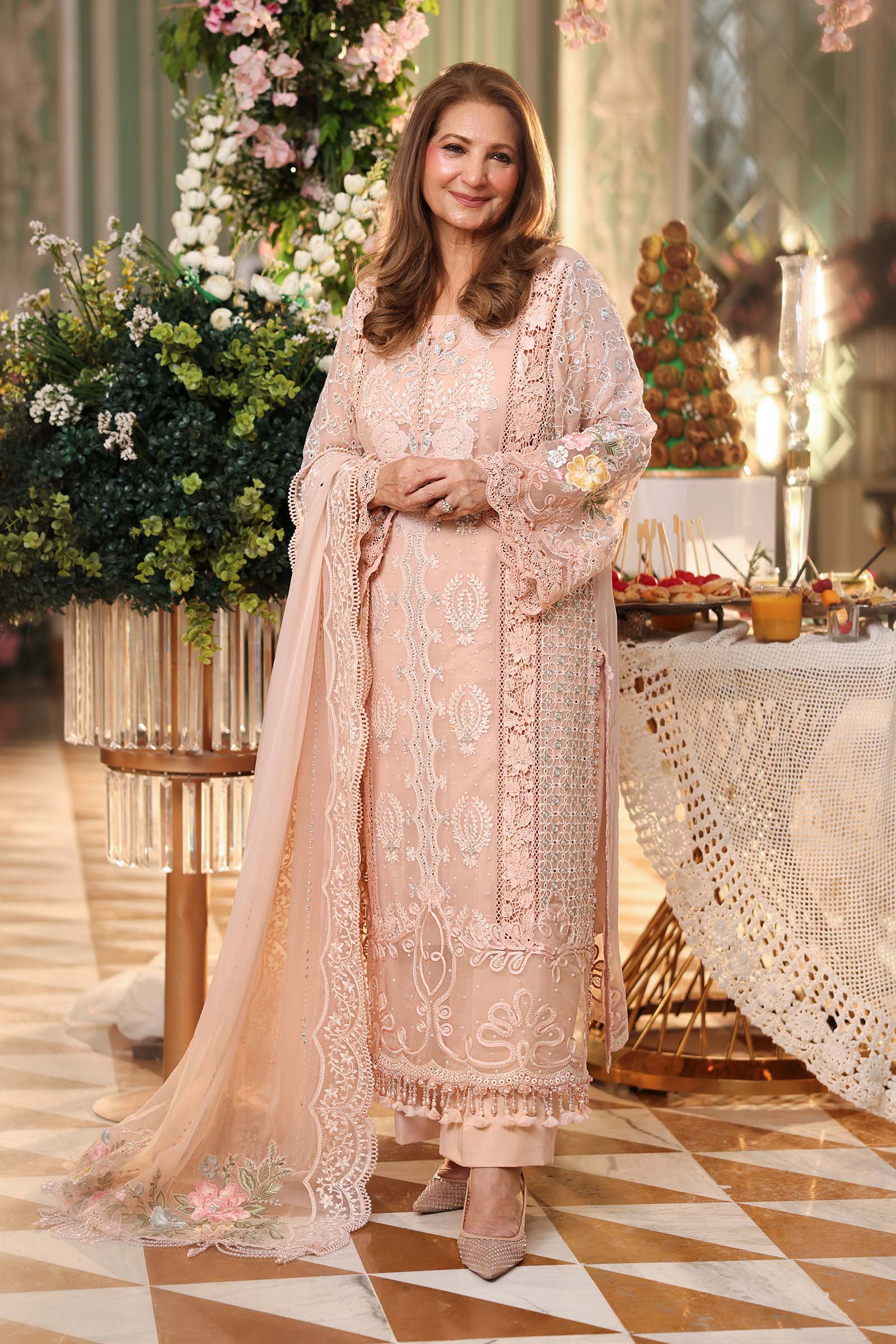 MARIA.B Luxury Festive Chiffon Formals β MPC2604 - Image 8