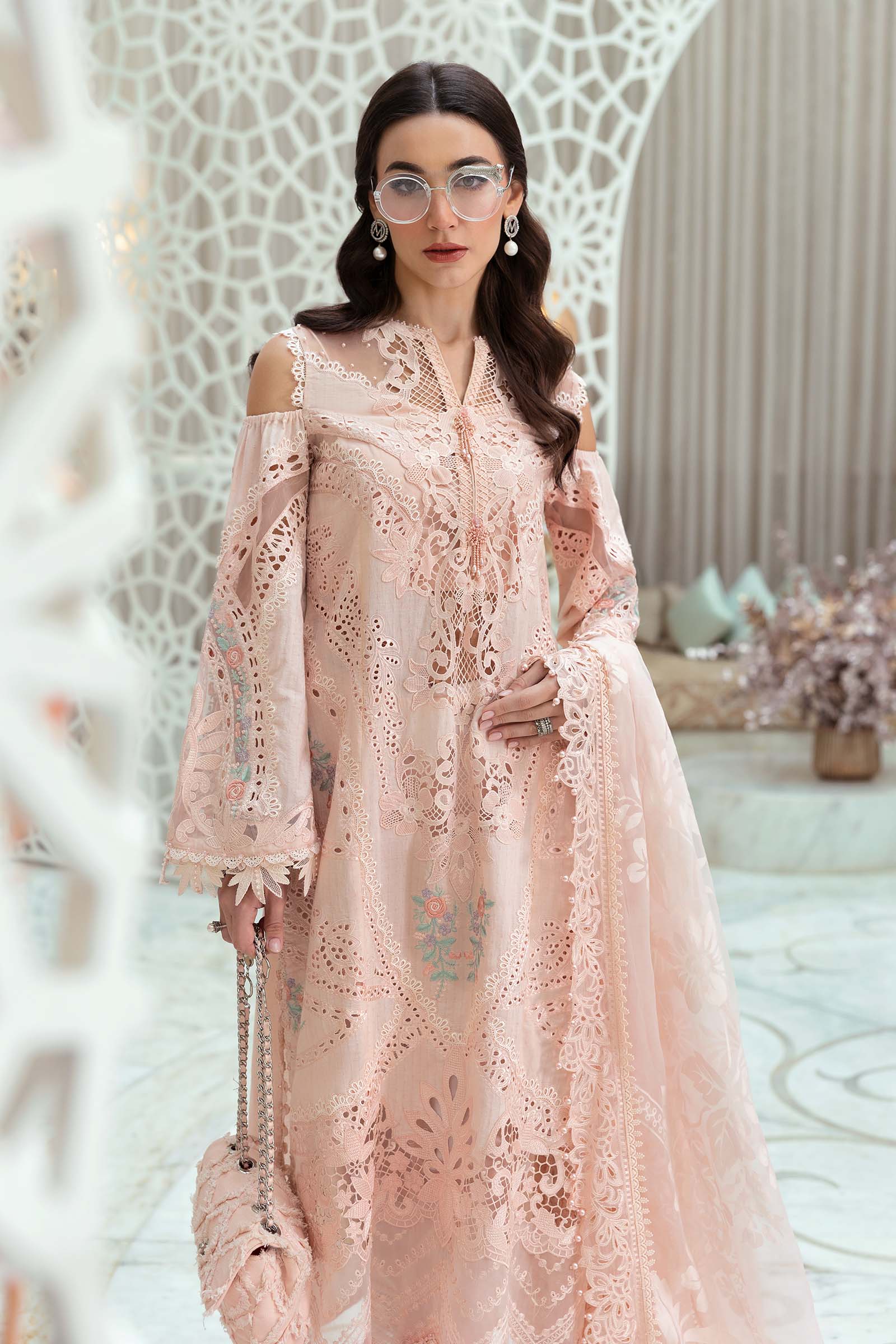 MARIA.B Luxury Lawn – Embroidered Dobby Lawn Suit | D-2513-A - Image 4