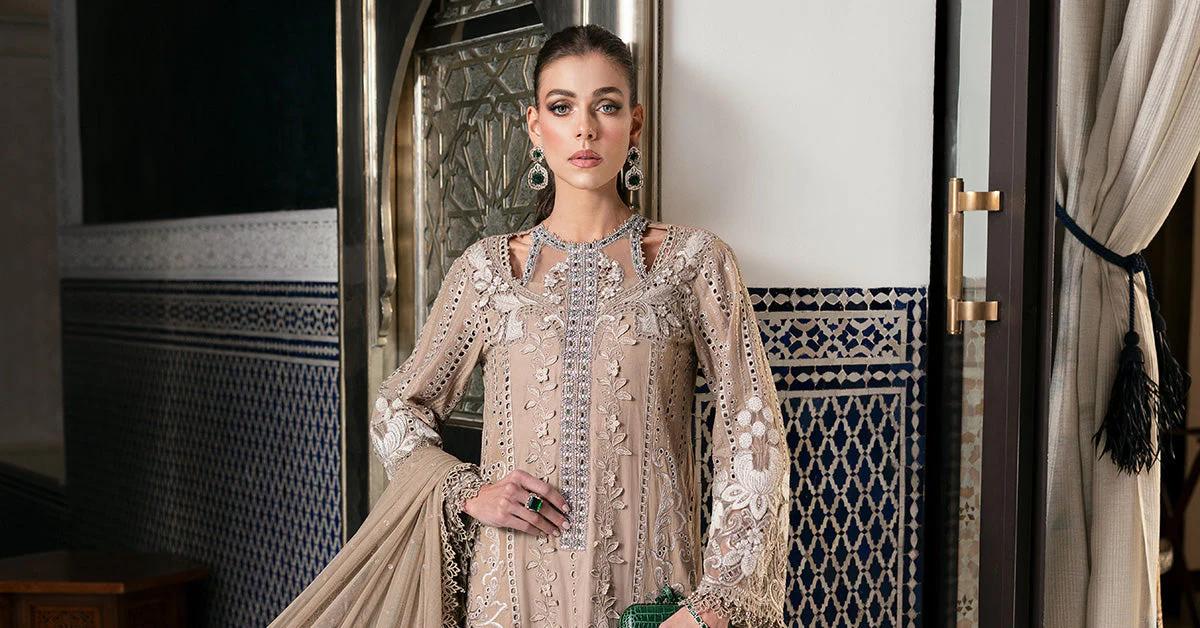 MARIA.B Luxury Lawn – Embroidered Lawn Suit | D-2502-A - Image 6