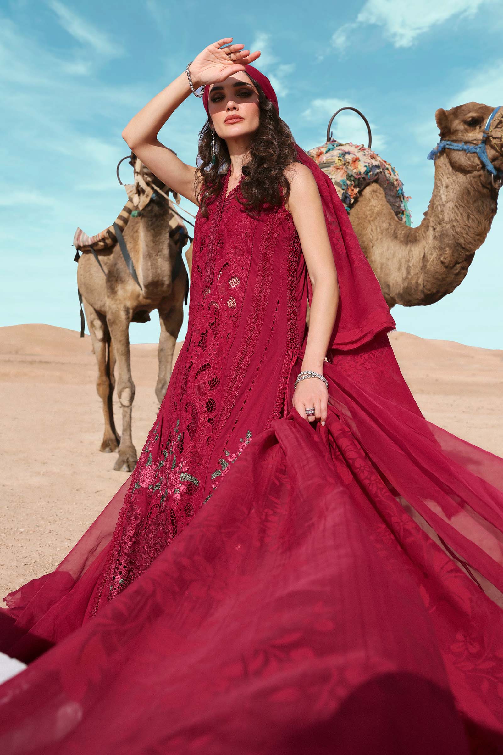 MARIA.B Luxury Lawn – Embroidered Lawn Suit | D-2504-A - Image 4