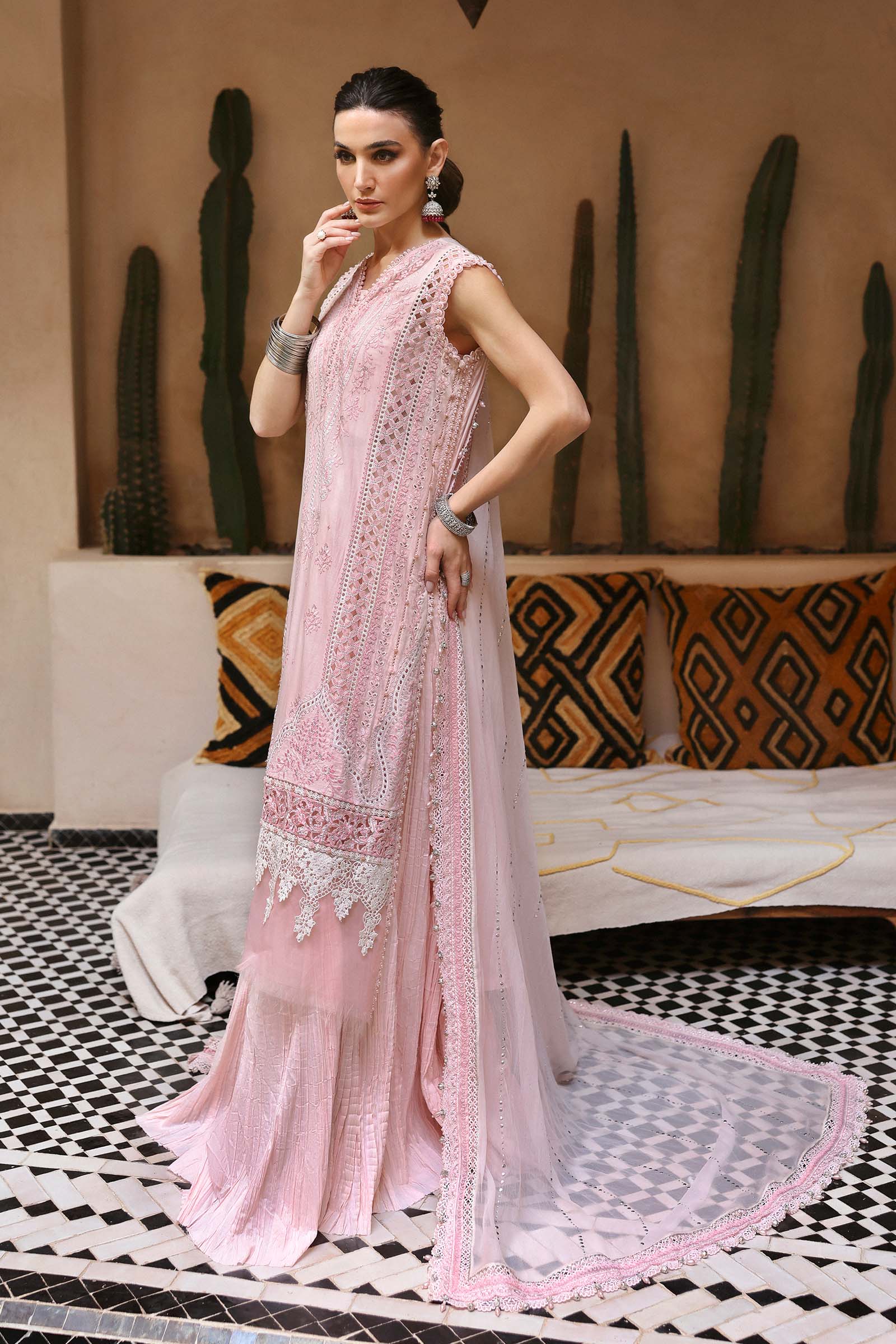 MARIA.B Luxury Lawn – Embroidered Lawn Suit | D-2511-A - Image 5