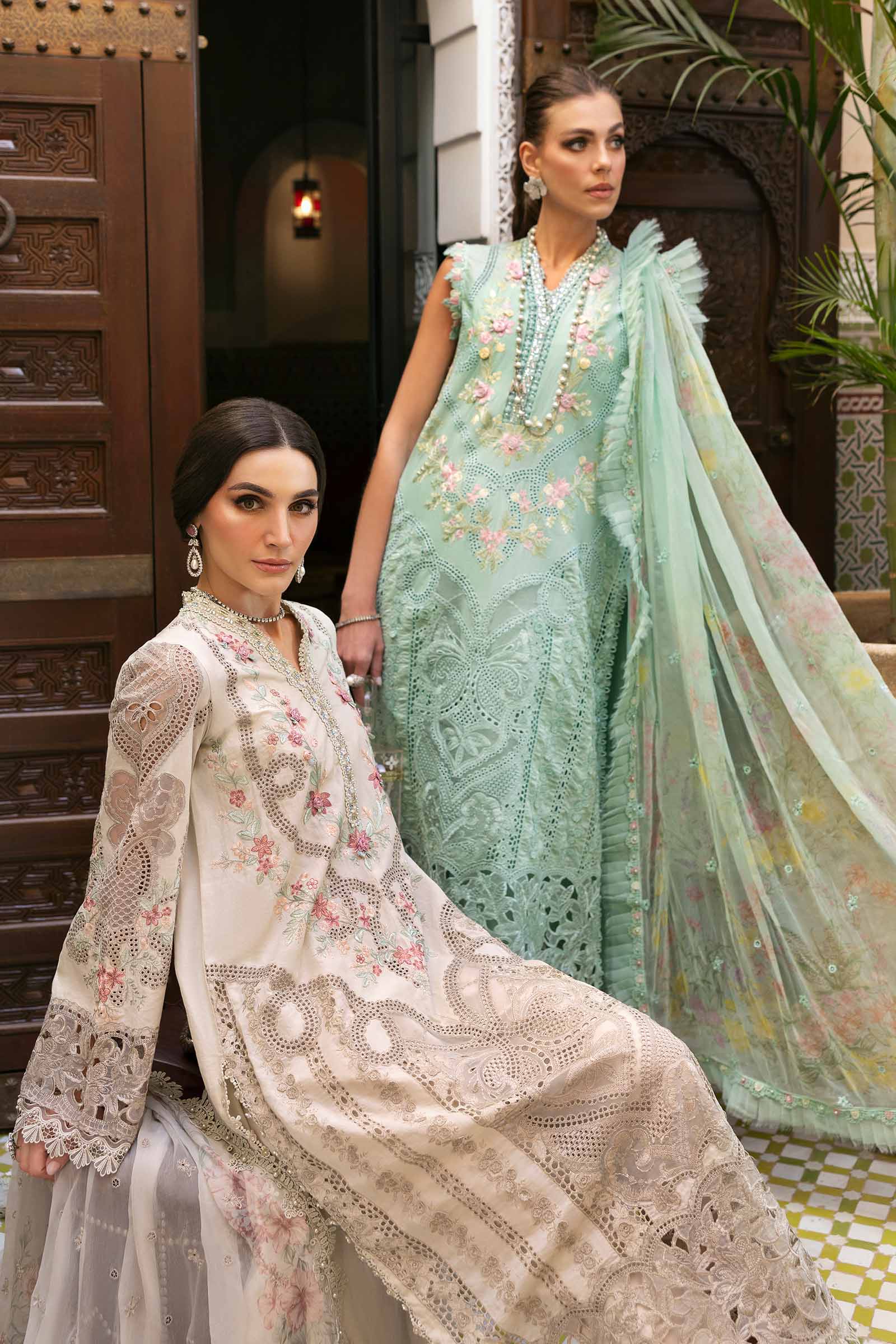 MARIA.B Luxury Lawn β Embroidered Lawn Suit | D-2514-B - Image 6