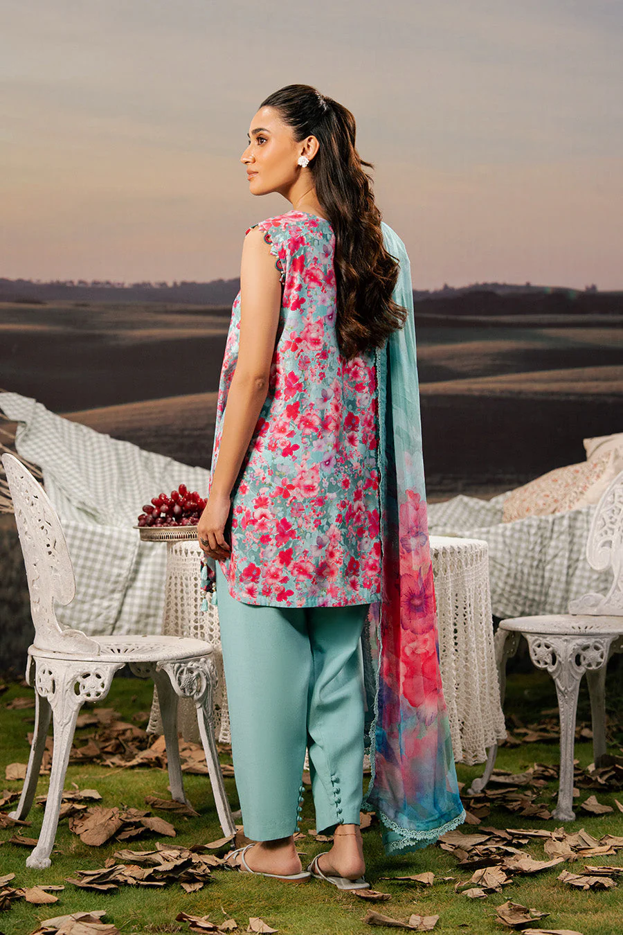 MARIA.B MBasics Arabic Lawn Suit – MB-10A - Image 4