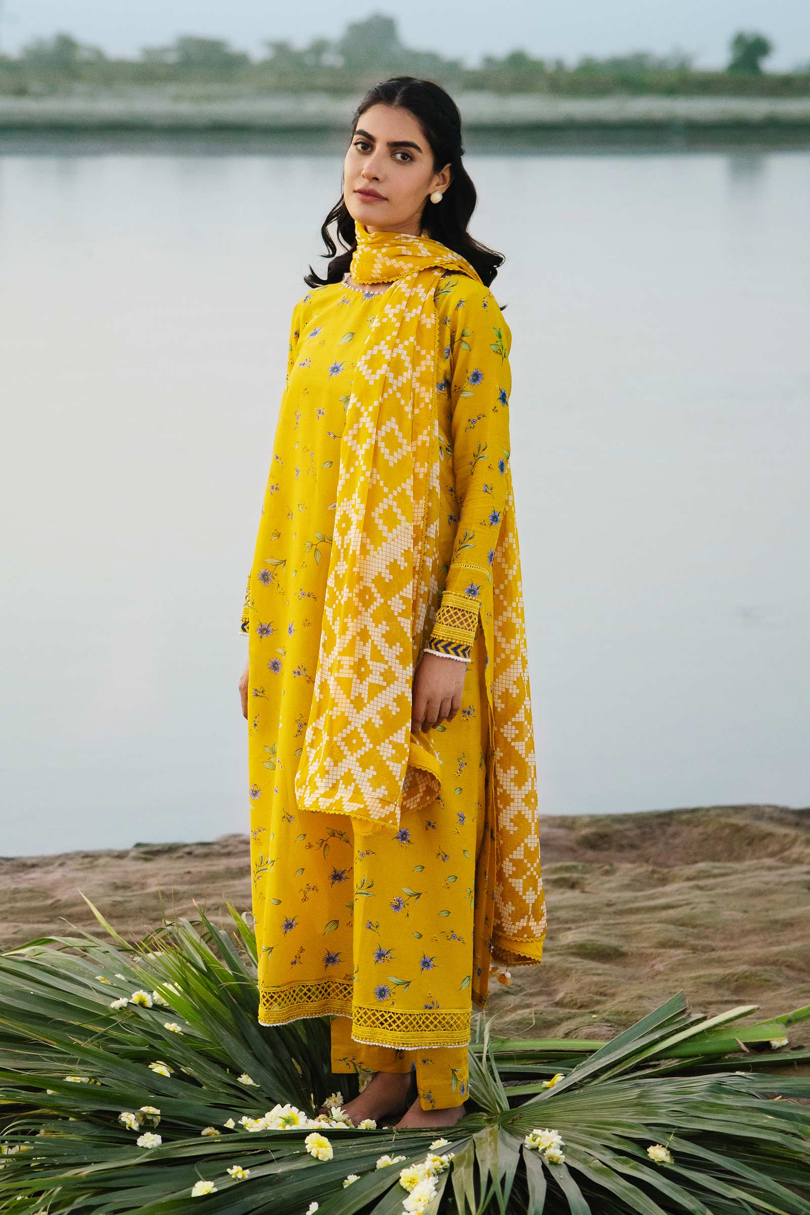 MARIA.B MBasics Eid Lawn Edit – 401-B - Image 2