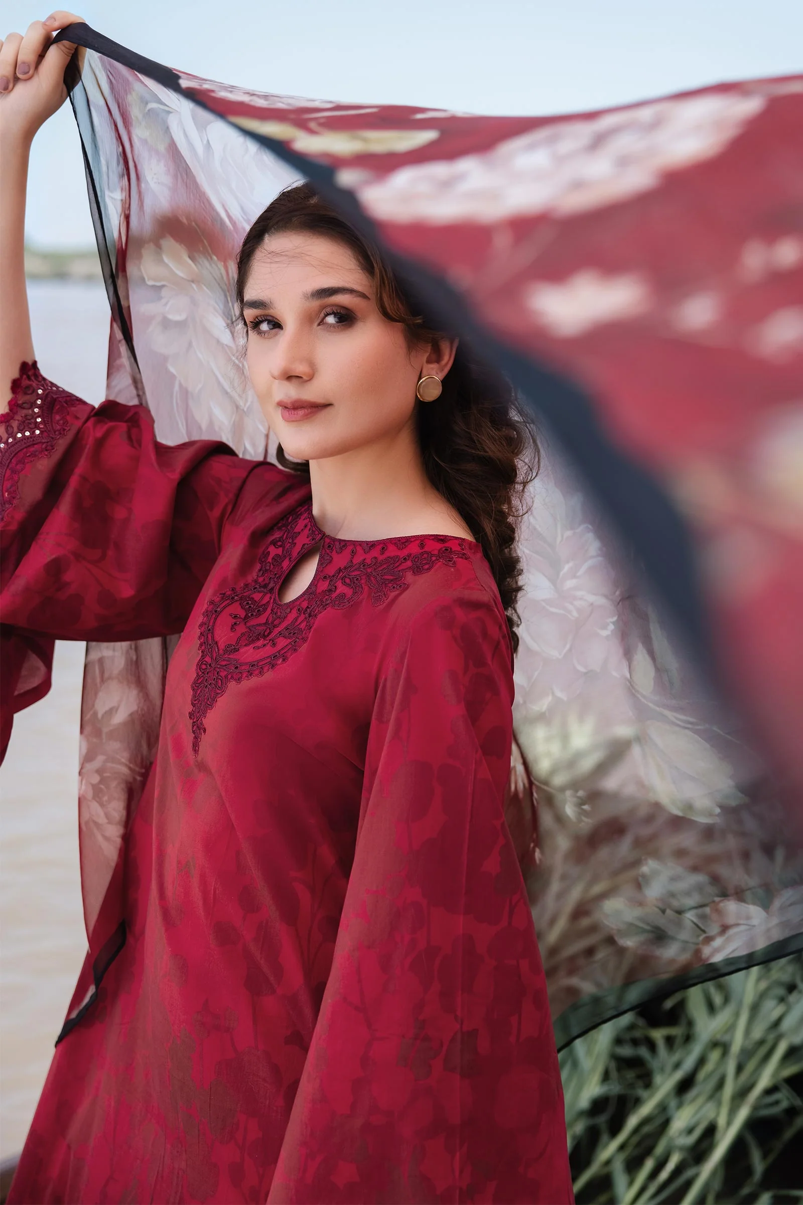 MARIA.B MBasics Eid Lawn Edit – 411-A - Image 2