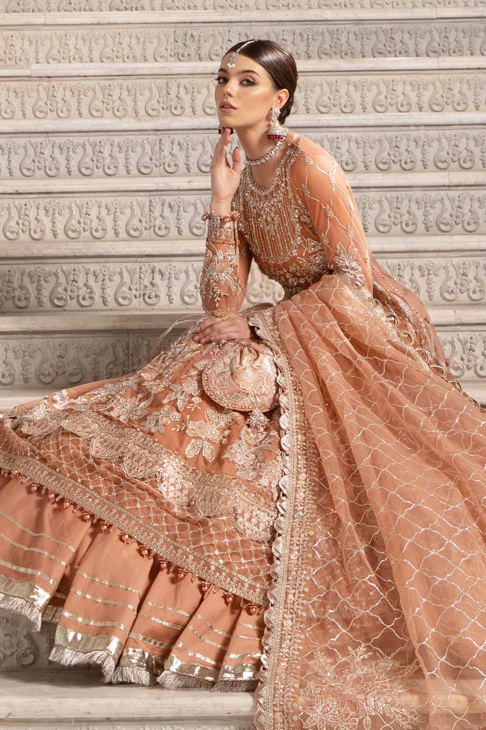 MARIA.B MBroidered Luxury Wedding Formals – BD-2804 - Image 4