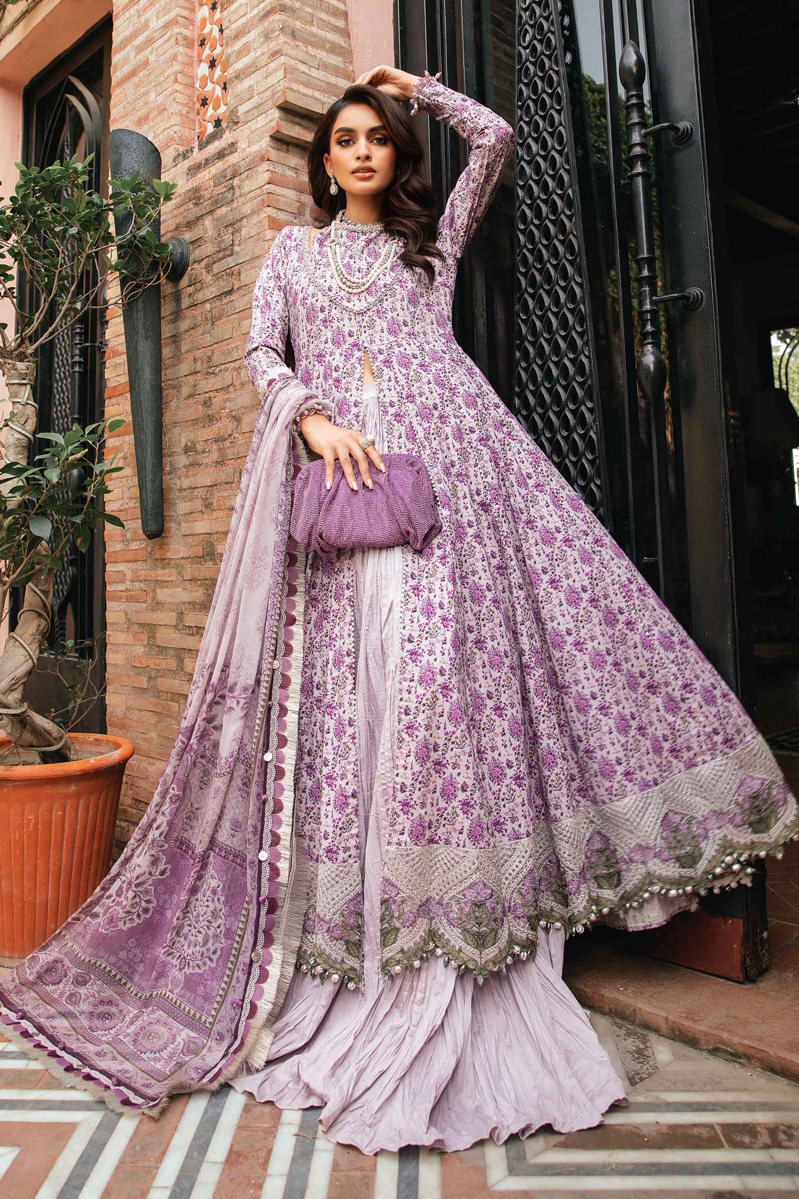 MARIA.B MPrints Eid Edit Lawn – MPT-2207-B - Image 6