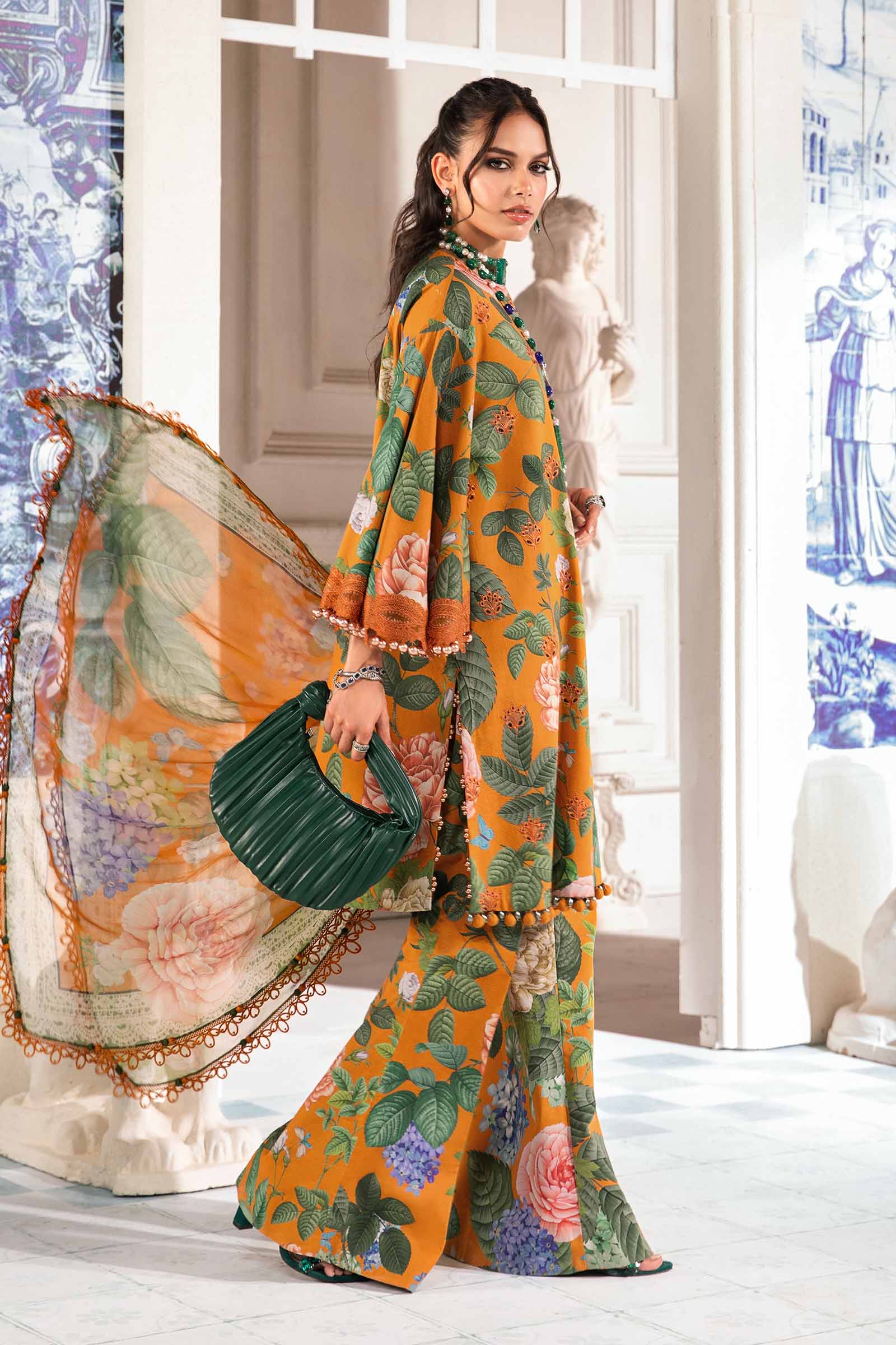 MARIA.B MPrints Eid Edit Lawn – MPT-2210-B - Image 6