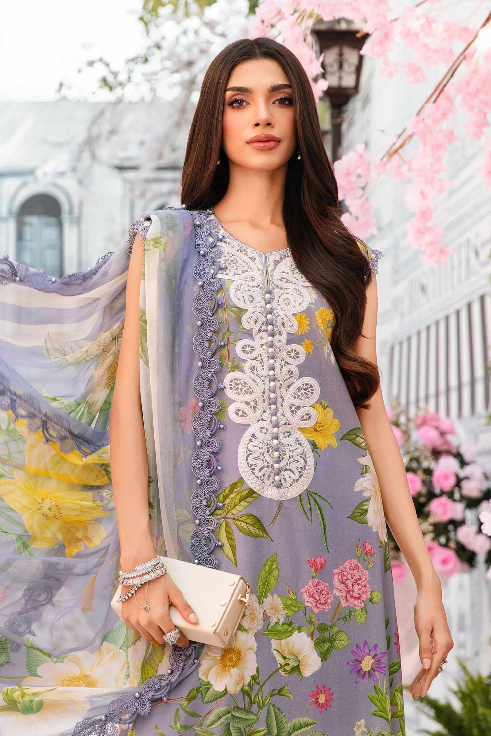 MARIA.B MPrints Eid Lawn – MPT-2604- A - Image 4
