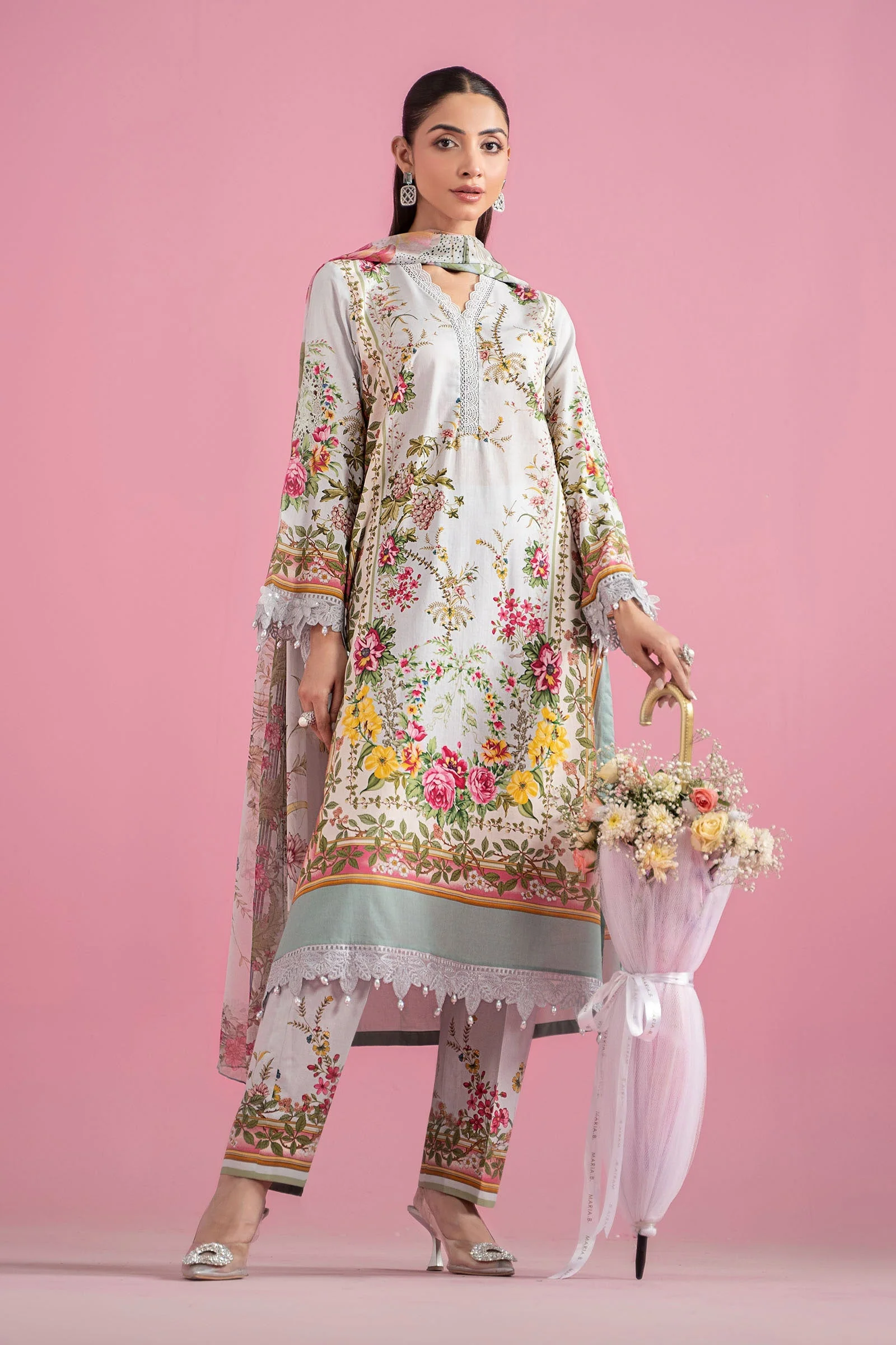MARIA.B MPrints Eid Lawn – MPT-2605-B - Image 5