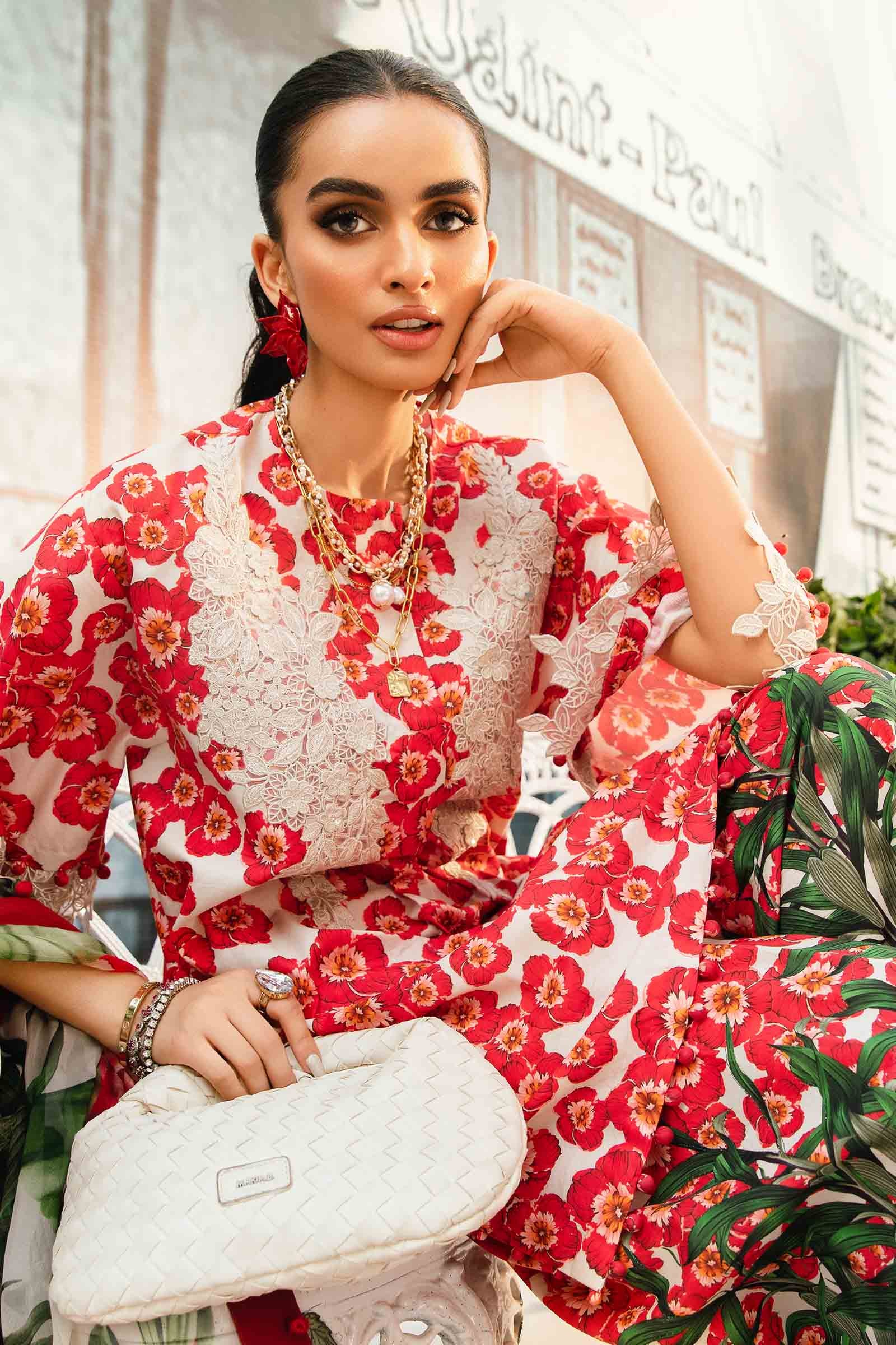 MARIA.B MPrints Eid Lawn – MPT-2606-B - Image 4
