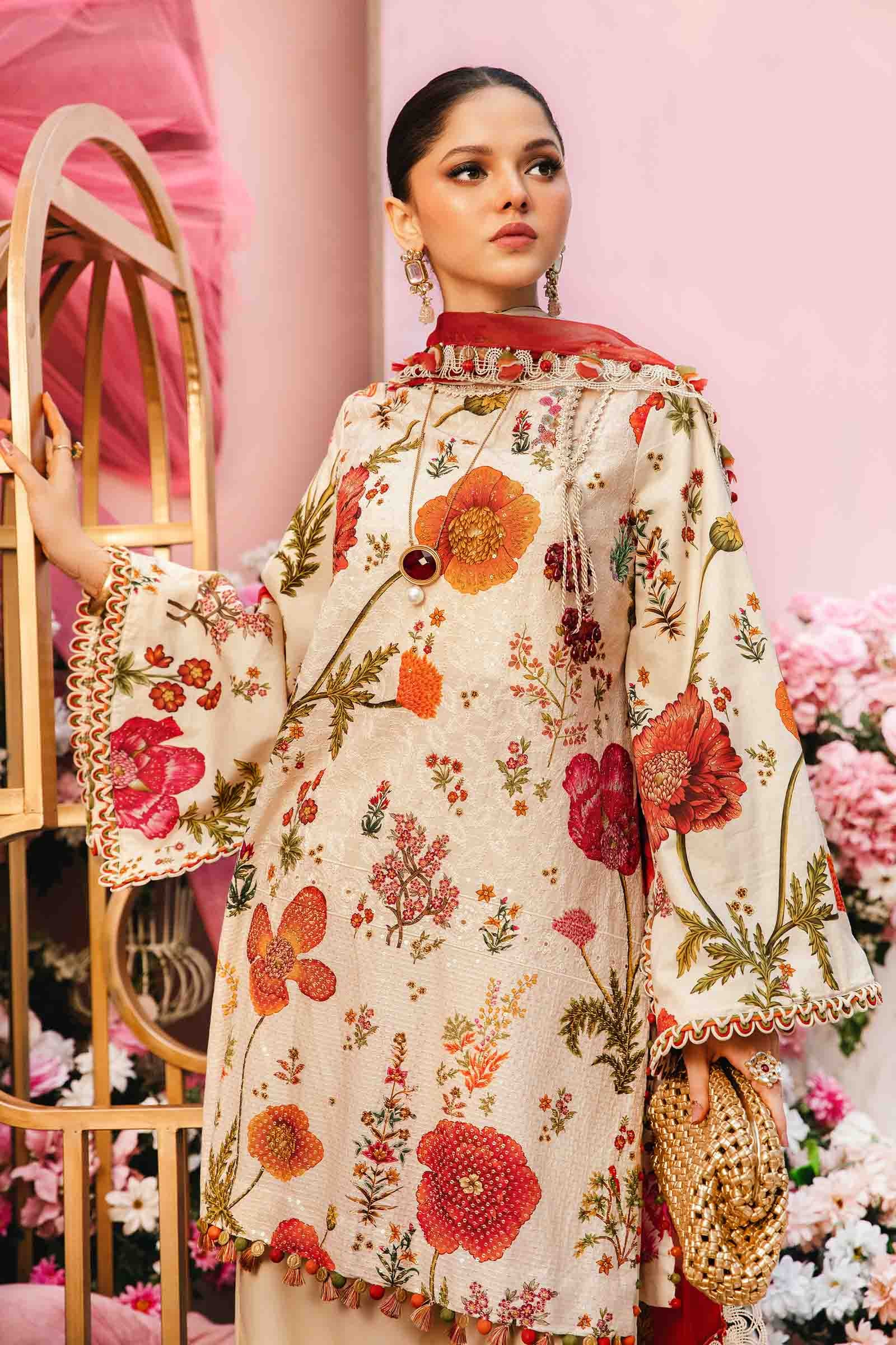 MARIA.B MPrints Eid Lawn – MPT-2607-A - Image 6