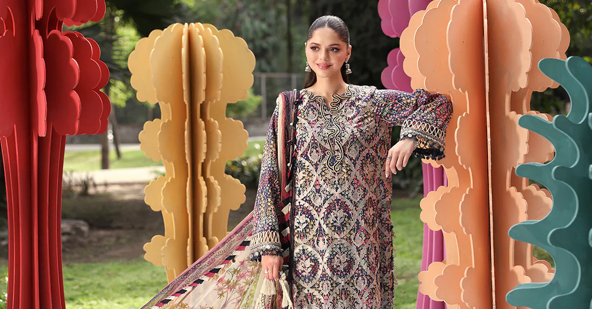 MARIA.B MPrints Lawn – MPT-3003-B - Image 8