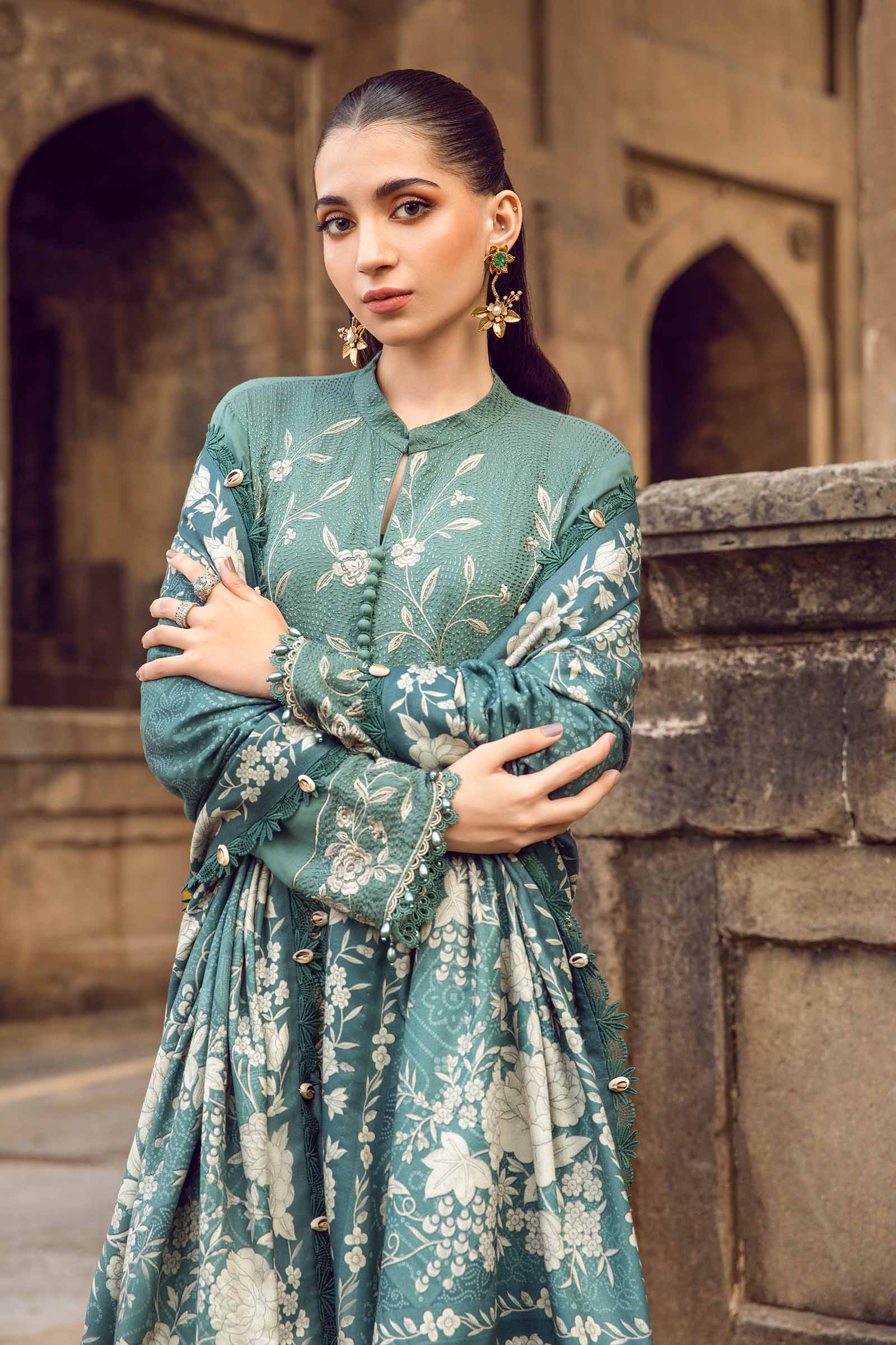 MARIA.B MPrints Linen Winter Edition – MPT-2408-A - Image 3