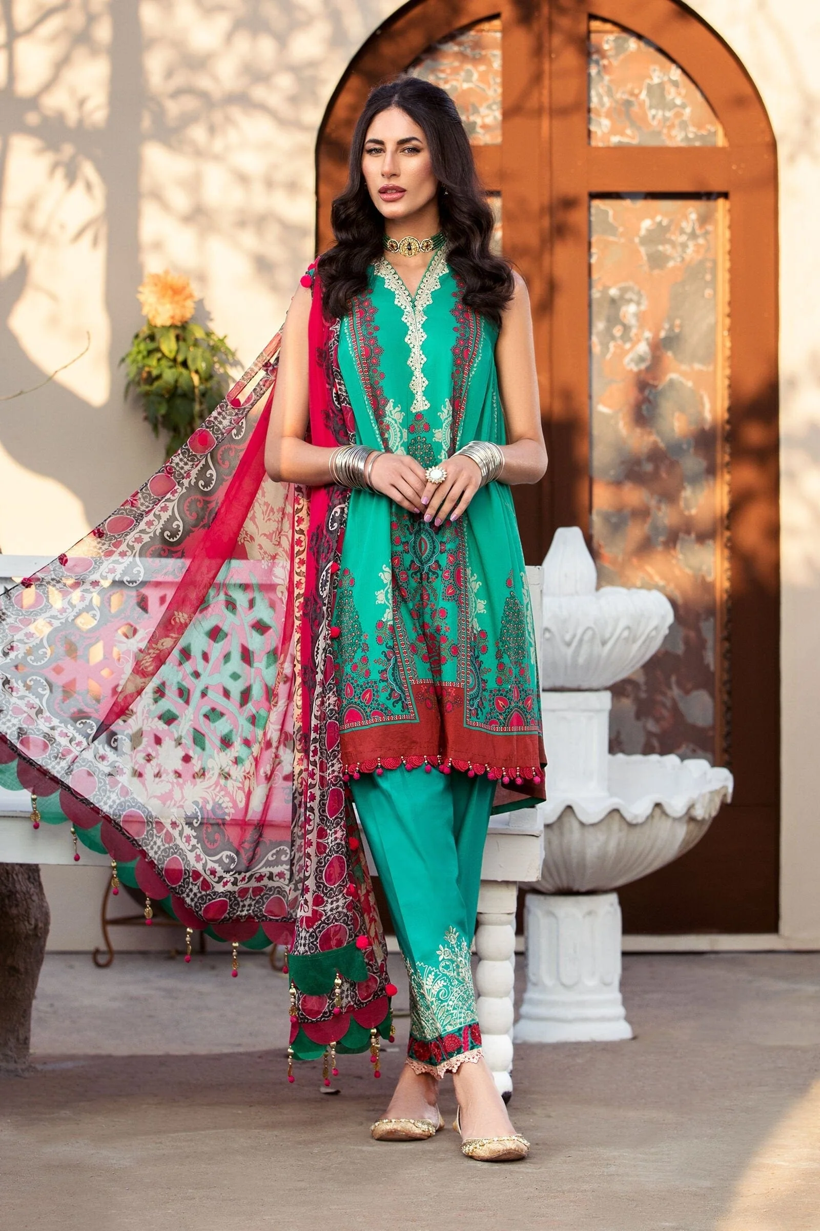 MARIA.B MPrints Secret Garden Spring/Summer Lawn Collection 2022 – MPT-1312-A