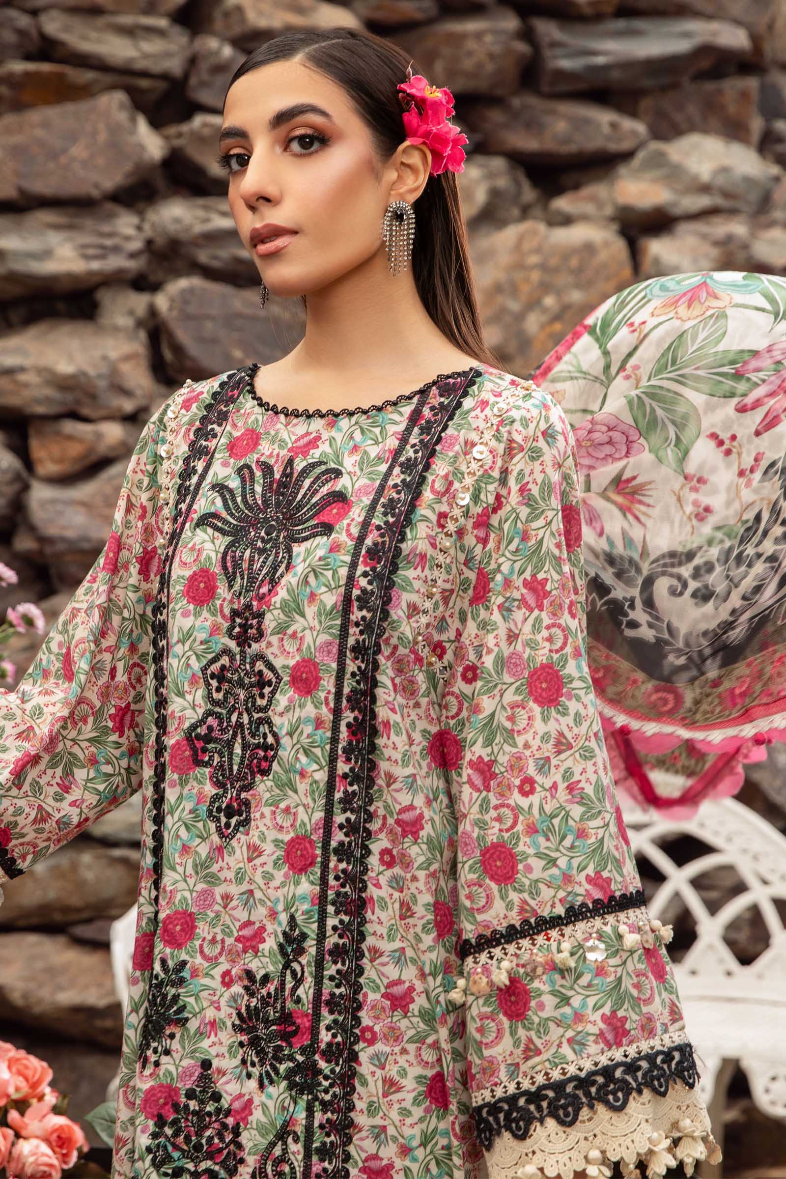 MARIA.B MPrints Spring/Summer Lawn 2024 – MPT-2113-A - Image 3