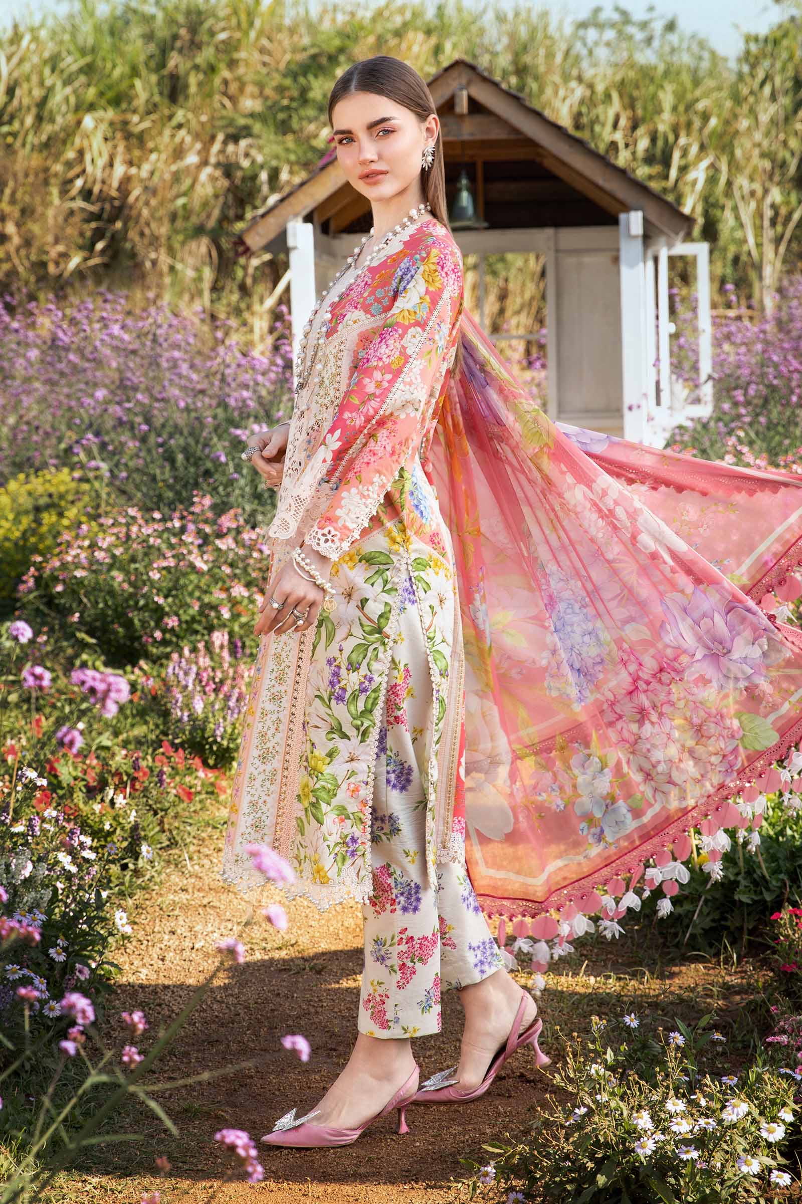 MARIA.B MPrints Spring/Summer Lawn 2025 – MPT-2509-B - Image 5
