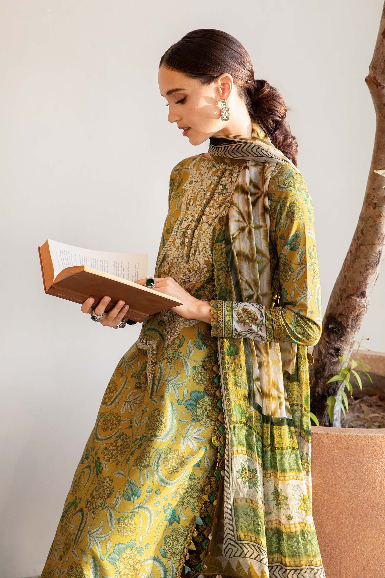 MARIA.B MPrints Spring/Summer Lawn 2025 – MPT-2513-B - Image 3
