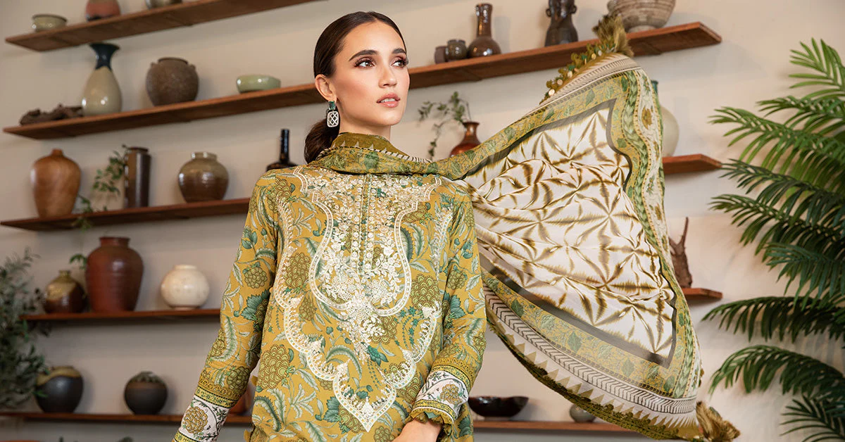 MARIA.B MPrints Spring/Summer Lawn 2025 – MPT-2513-B - Image 5
