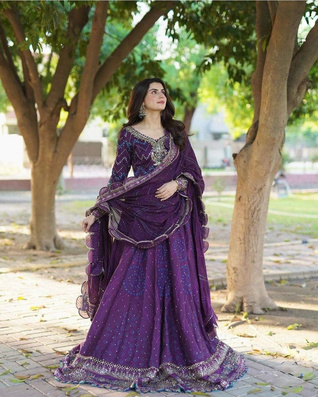 MARIA.B Sateen Cotton Satin Suit – CST-802 - Image 6