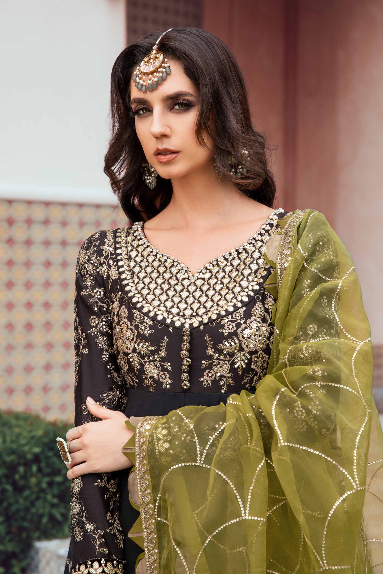 MARIA.B Sateen Fall Collection 2023 – Black CST-703 - Image 5