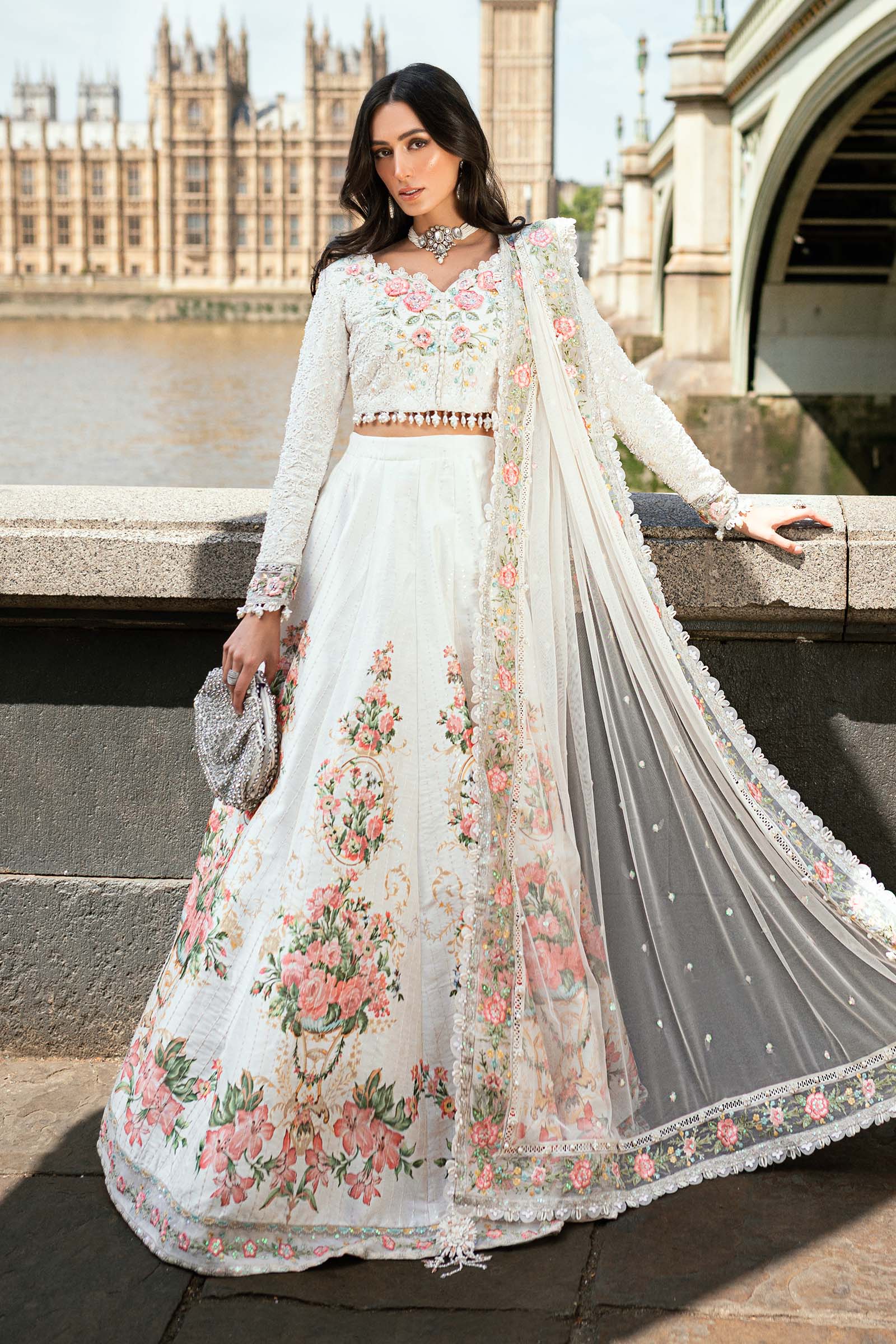 MARIA.B Soiree Luxury Formals – Embroidered Raw Silk WF-09-02 - Image 6