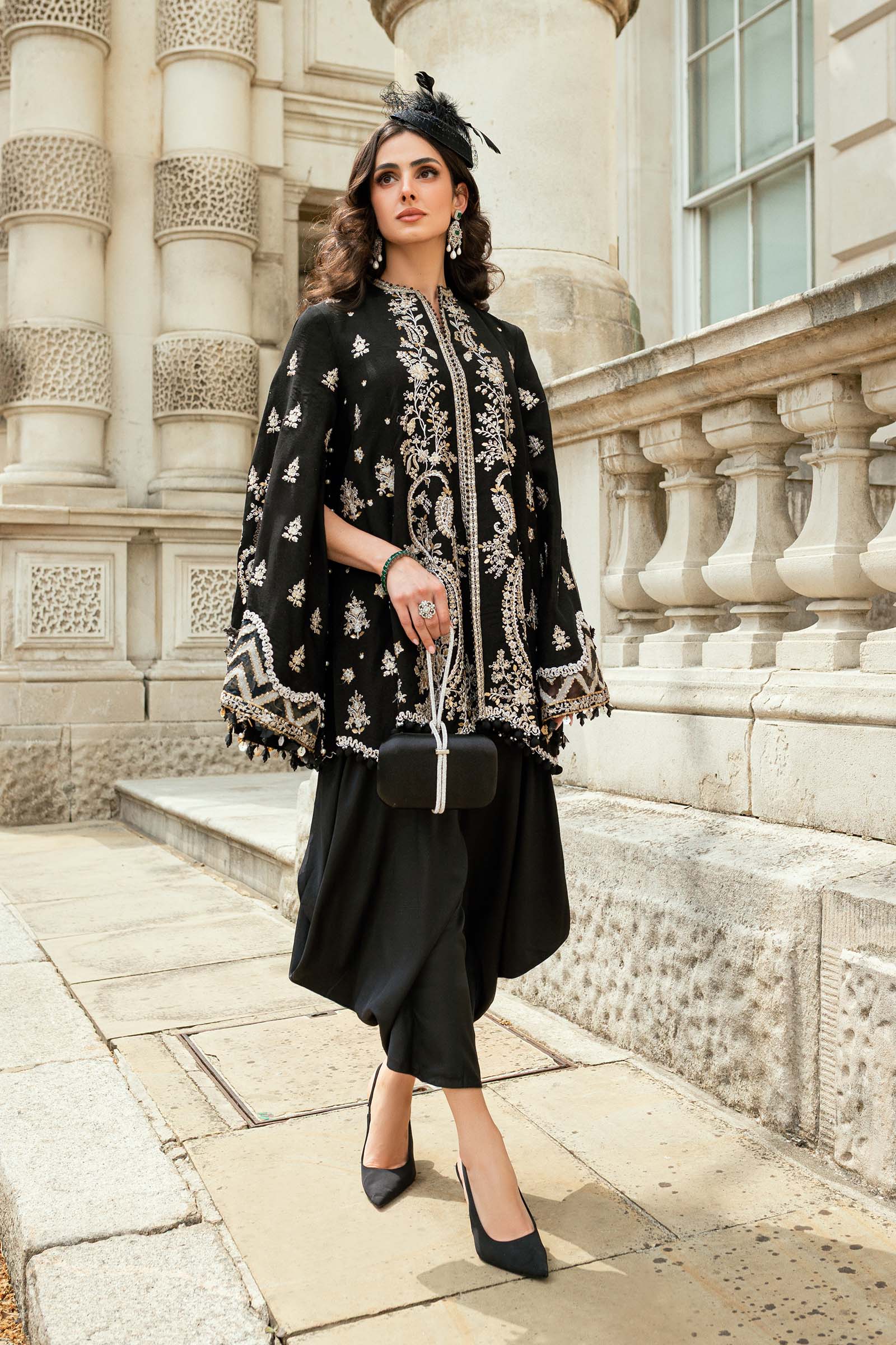 MARIA.B Soiree Luxury Formals – Embroidered Raw Silk WF-09-03 - Image 6