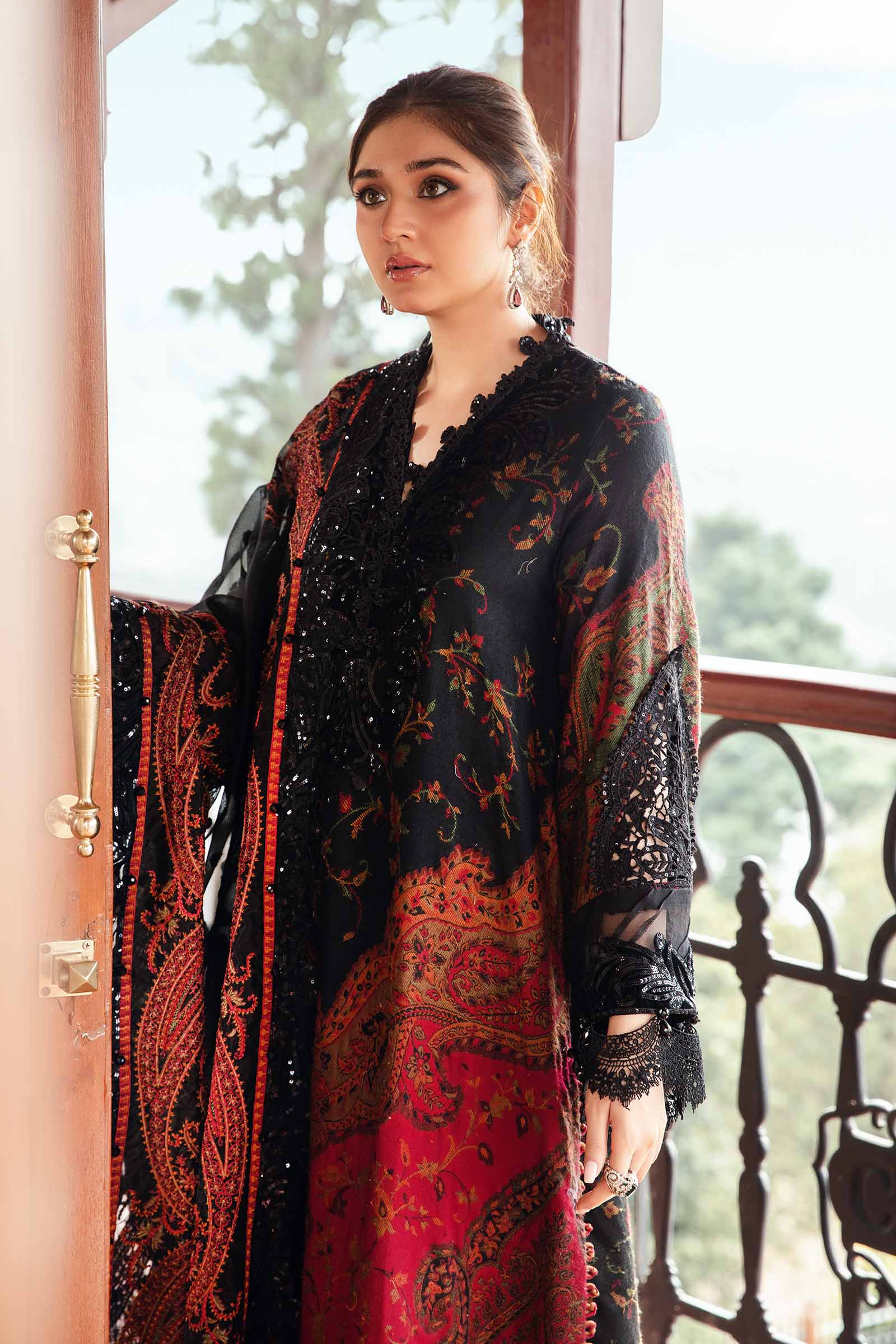MARIA.B Winter Luxe – Embroidered Woven | DL-1204 - Image 2