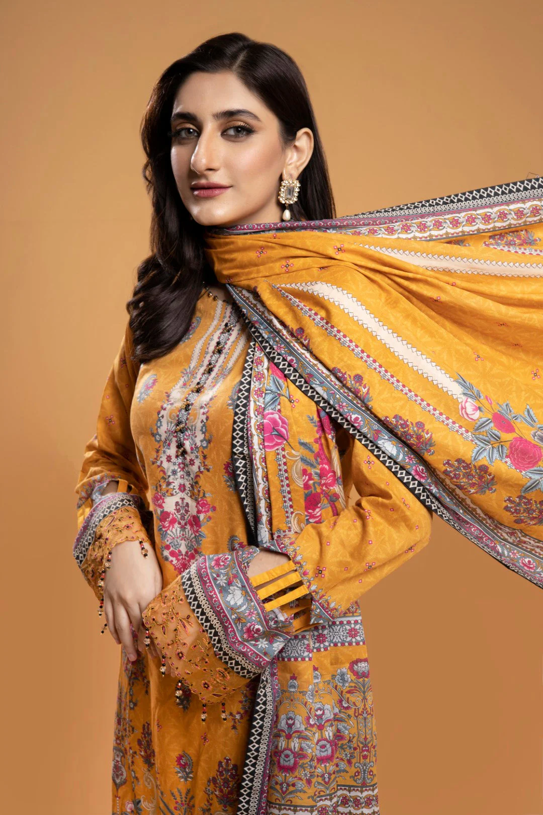 Maria Digital Printed Lawn Collection – MAR-007 - Image 2
