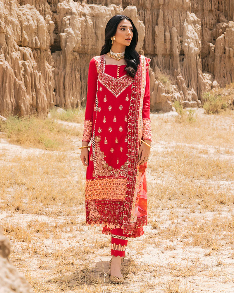 Maria Osama Khan · Pariwash Lawn Collection 2022 – Gulaal (US-004) - Image 2