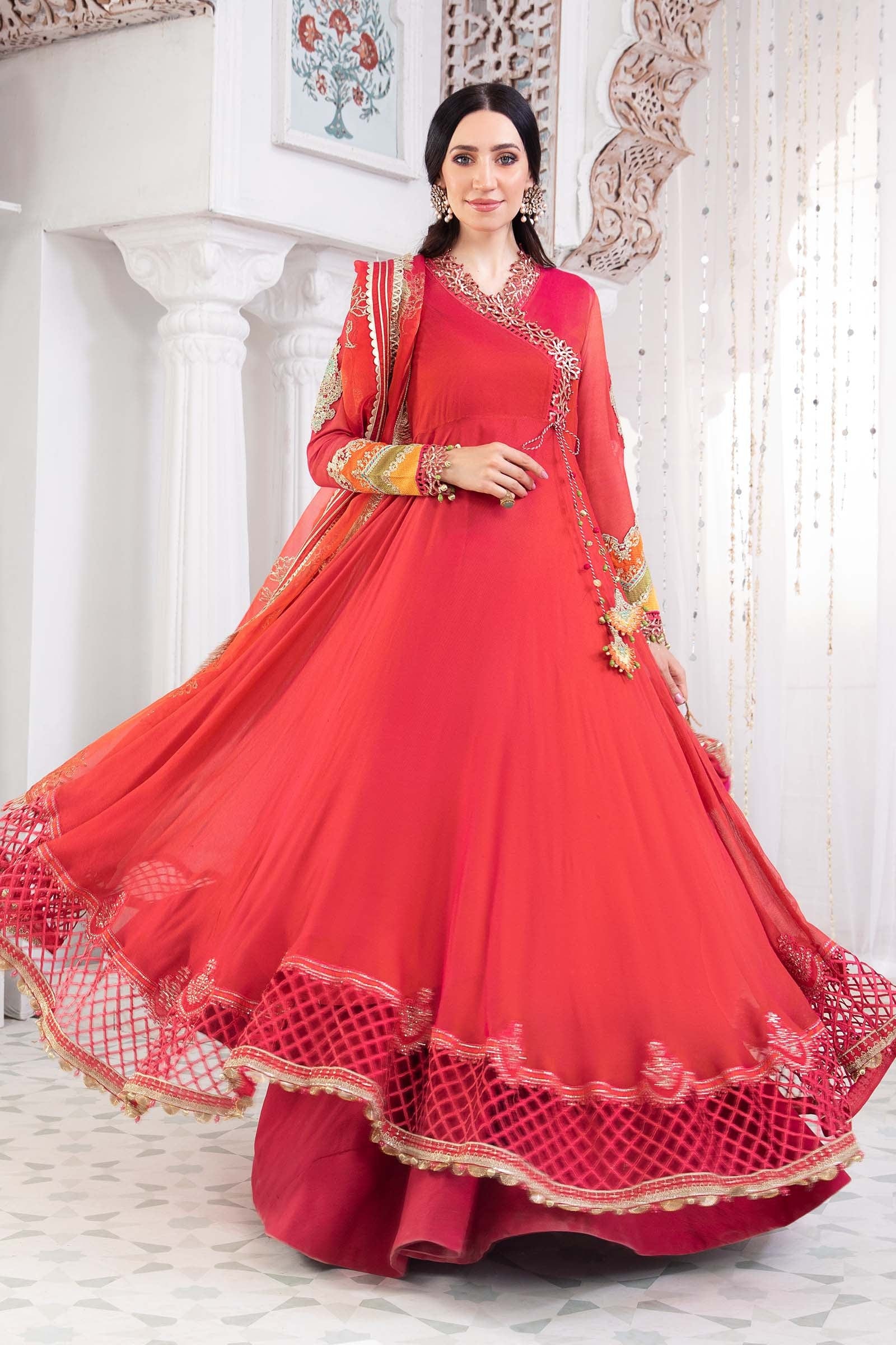 MARIA.B Eid Lawn Collection – EL-22-01-Fuchsia Pink - Image 3
