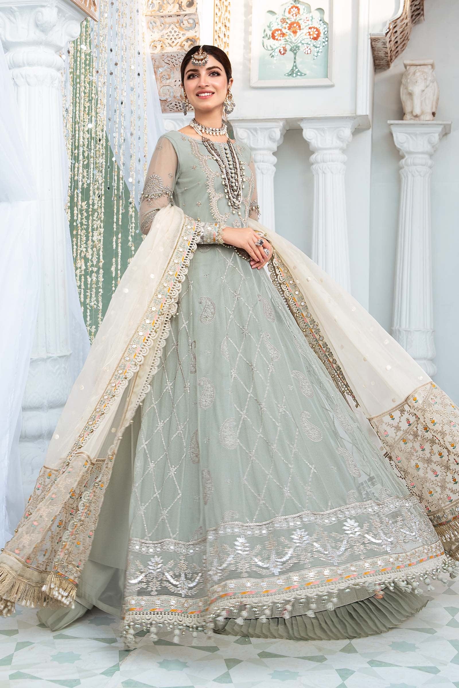 MARIA.B Eid Lawn Collection 2022 – EL-22-03-Pista Green