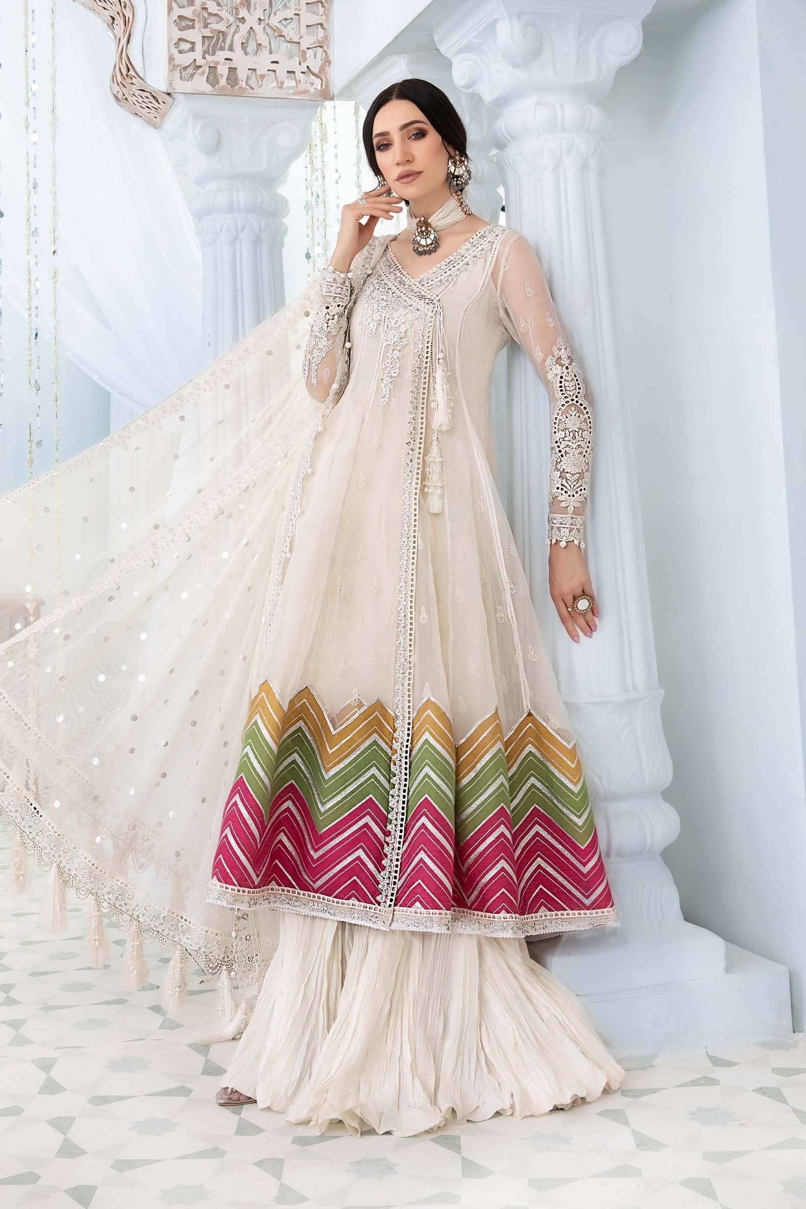 MARIA.B Eid Lawn Collection 2022 – EL-22-10-Off White