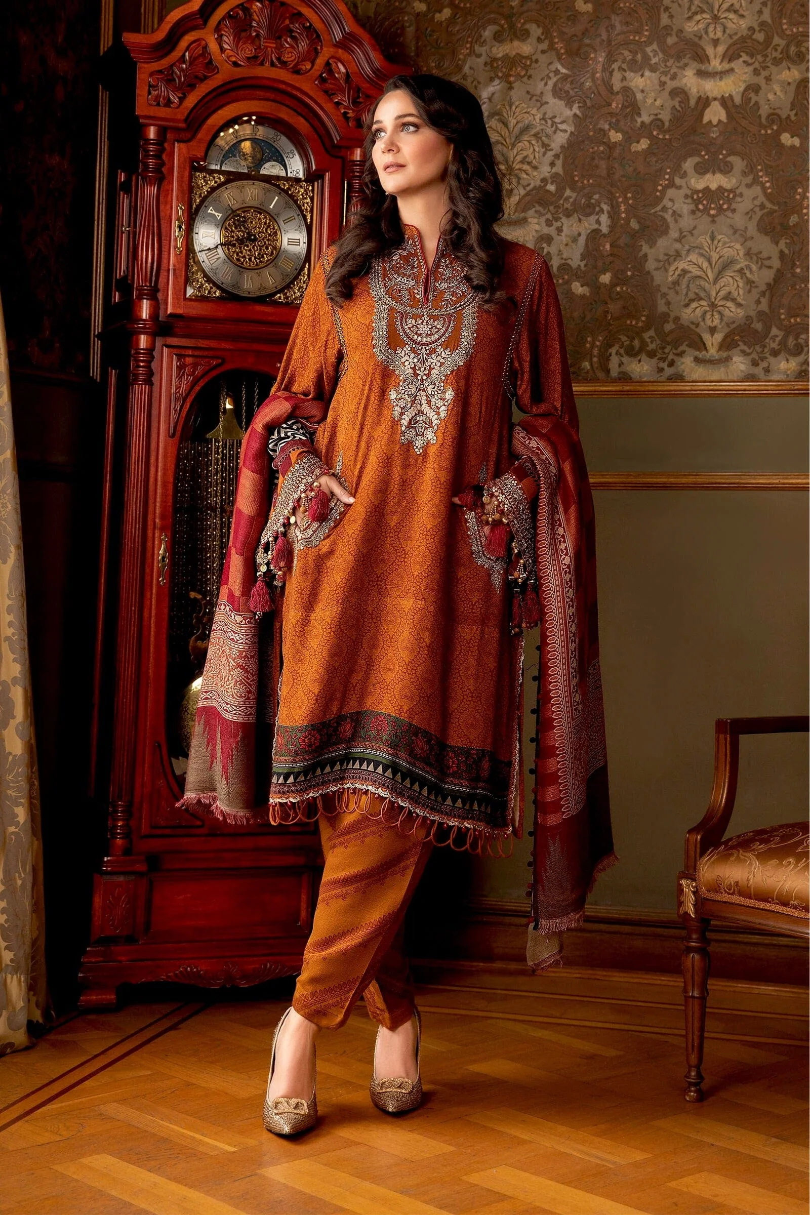 MARIA.B. Linen Winter Collection '21 – DL-908-Rust - Image 7