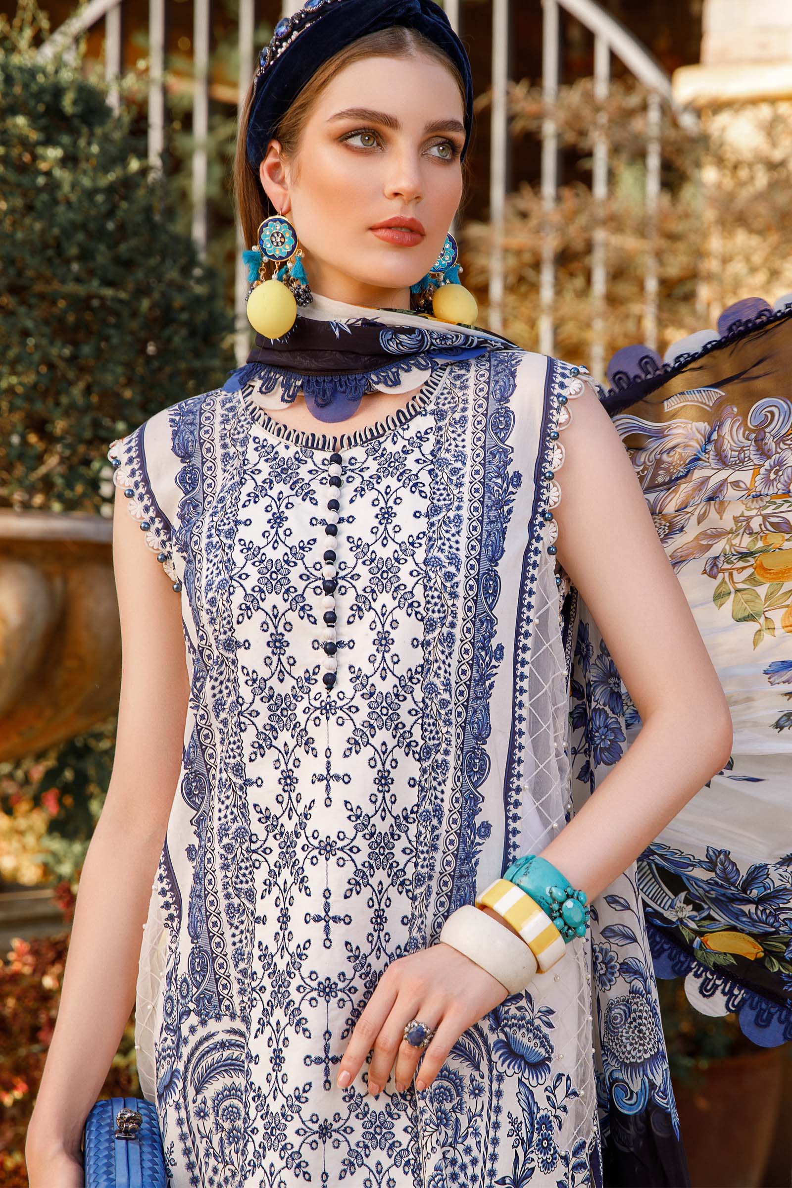 MARIA.B MPrints Lawn Collection 2023 – MPT-1705-B - Image 2
