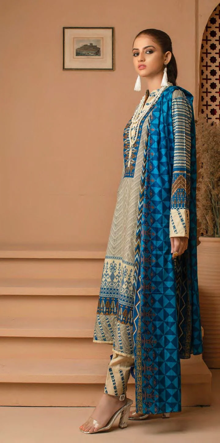 Mariam Ayesha Printed Lawn Collection – DN-6 - Image 3