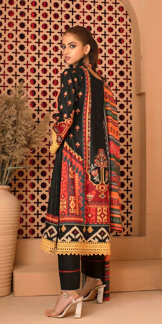 Mariam Ayesha Printed Lawn Collection – DN-9 - Image 3