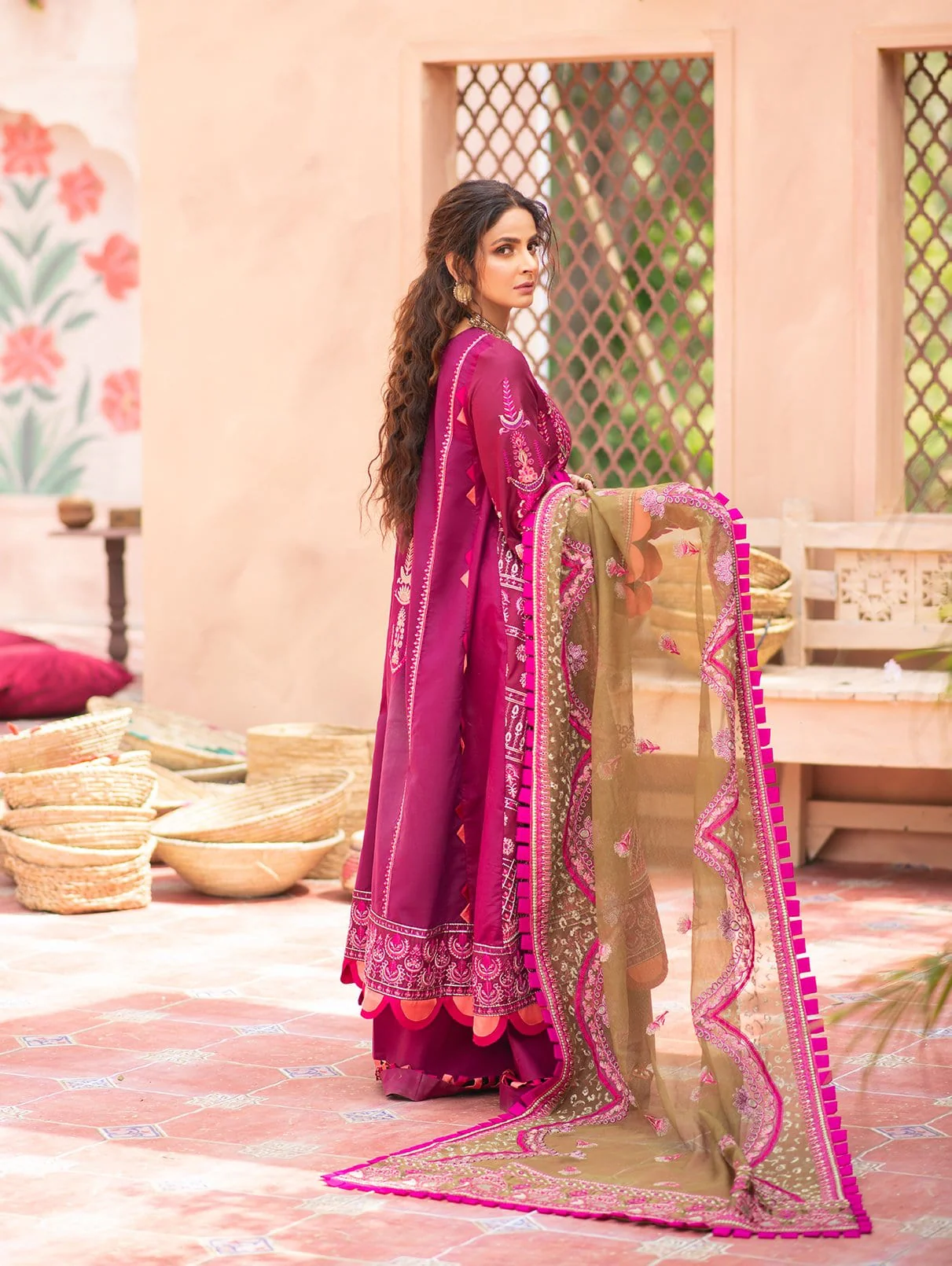 Maryam Hussain Festive Lawn Collection '21 – Chambeli - Image 5