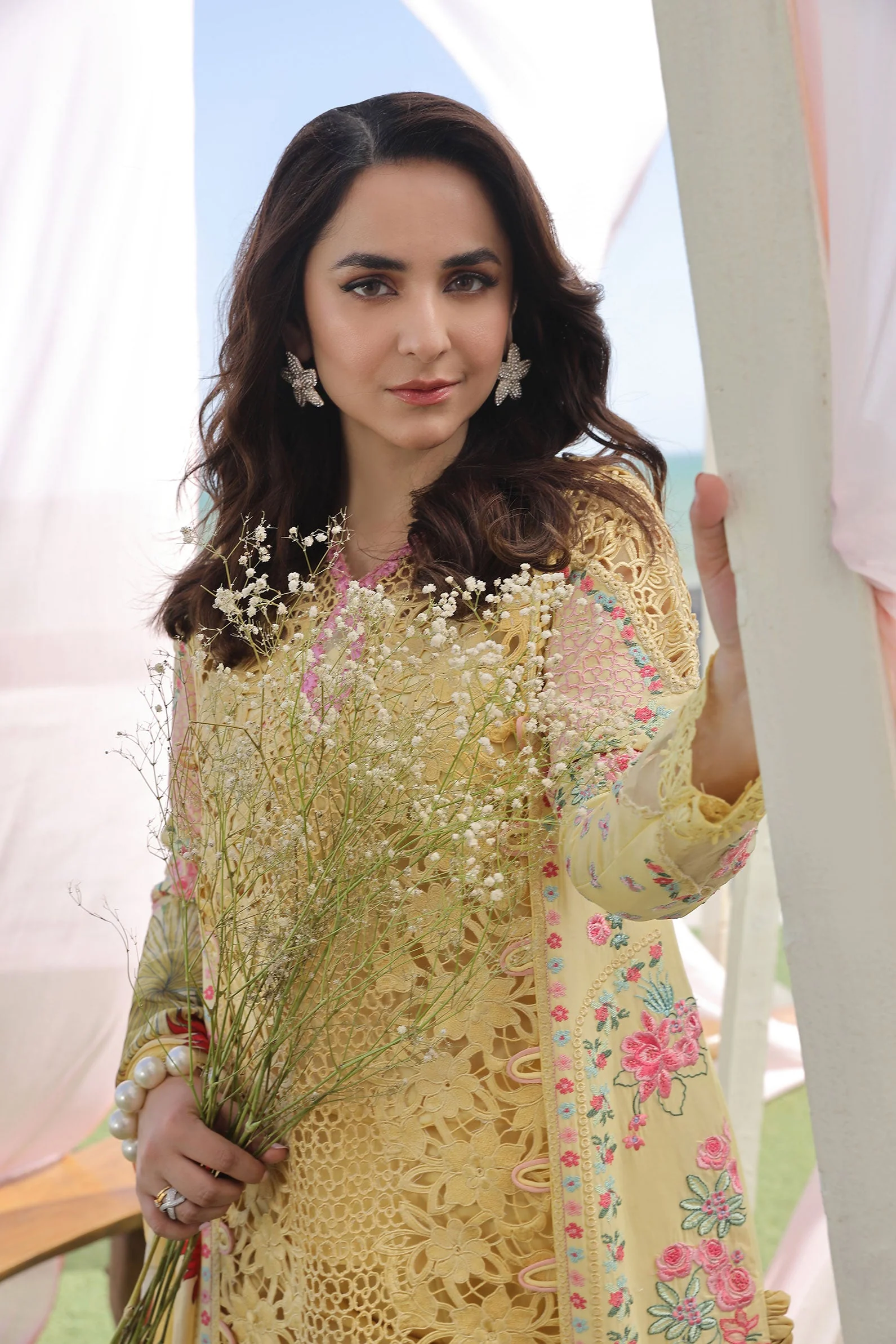 Maryam Hussain Festive Luxury Lawn – Tropica - Image 9