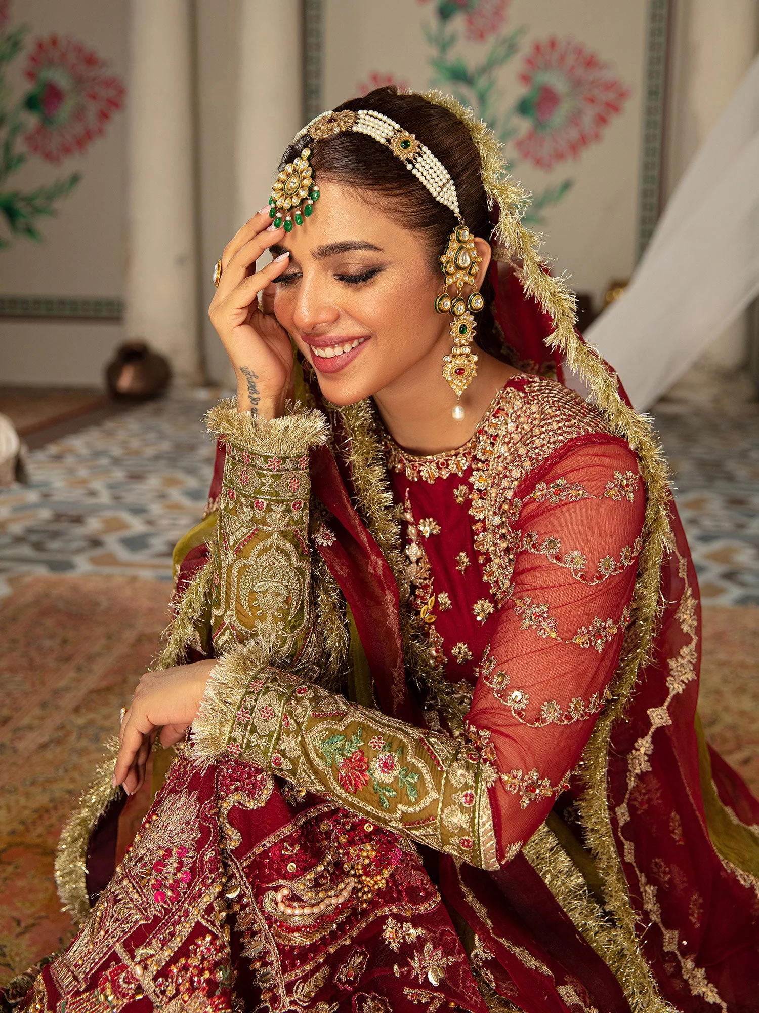 Maryam Hussain Gulaab Wedding Formals – AYNA - Image 3