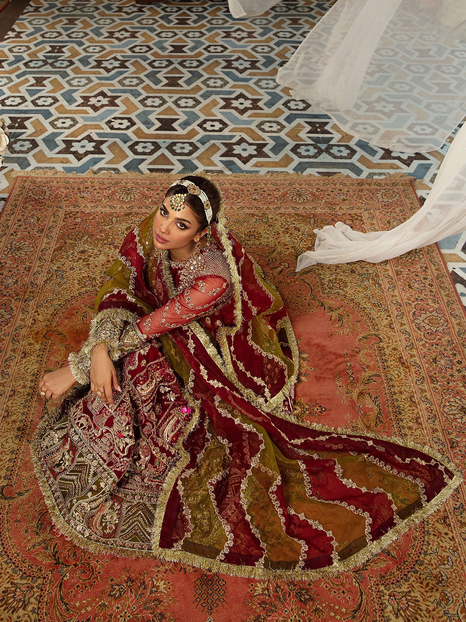 Maryam Hussain Gulaab Wedding Formals – AYNA - Image 8