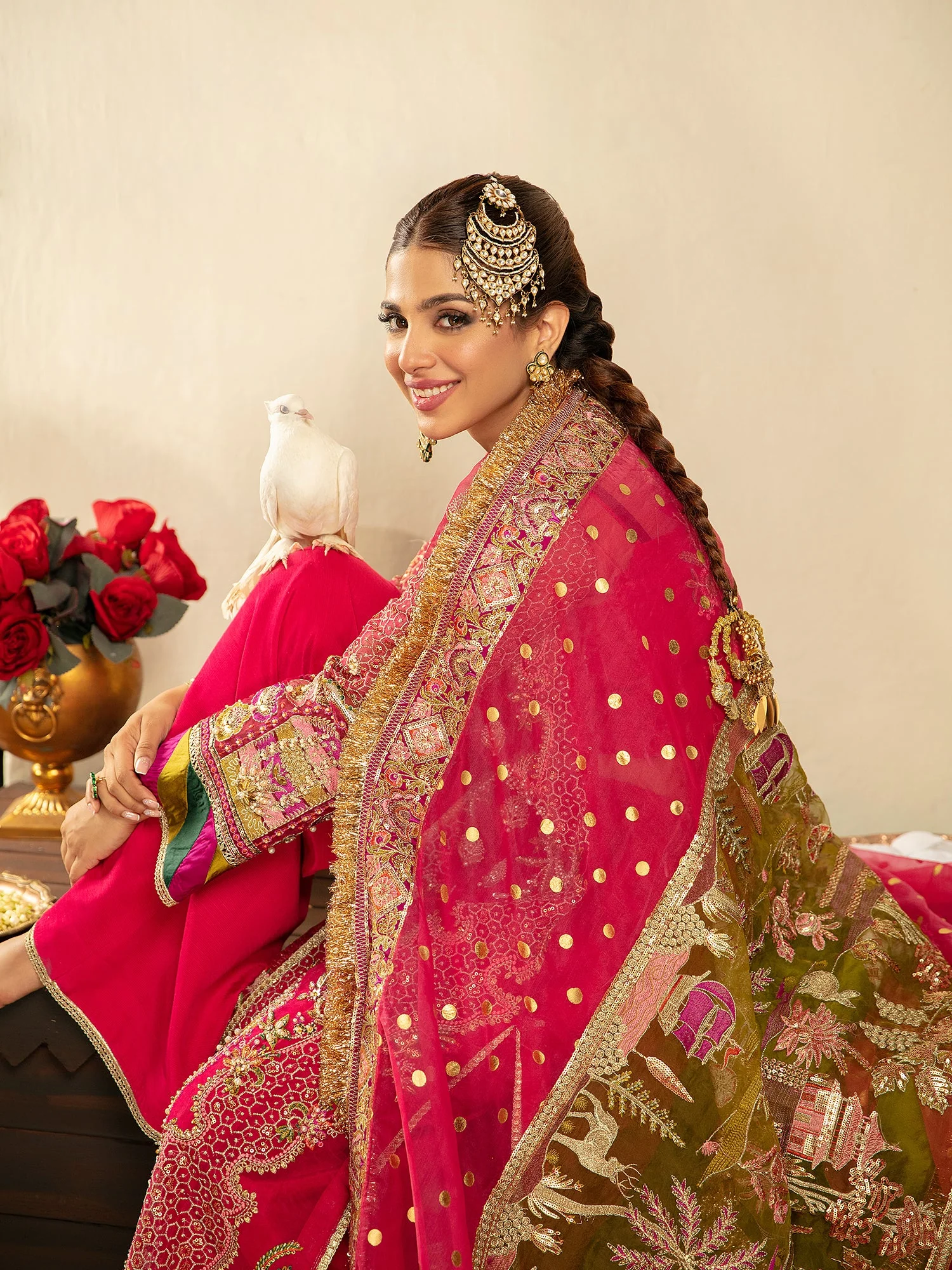 Maryam Hussain Gulaab Wedding Formals – BANO - Image 4